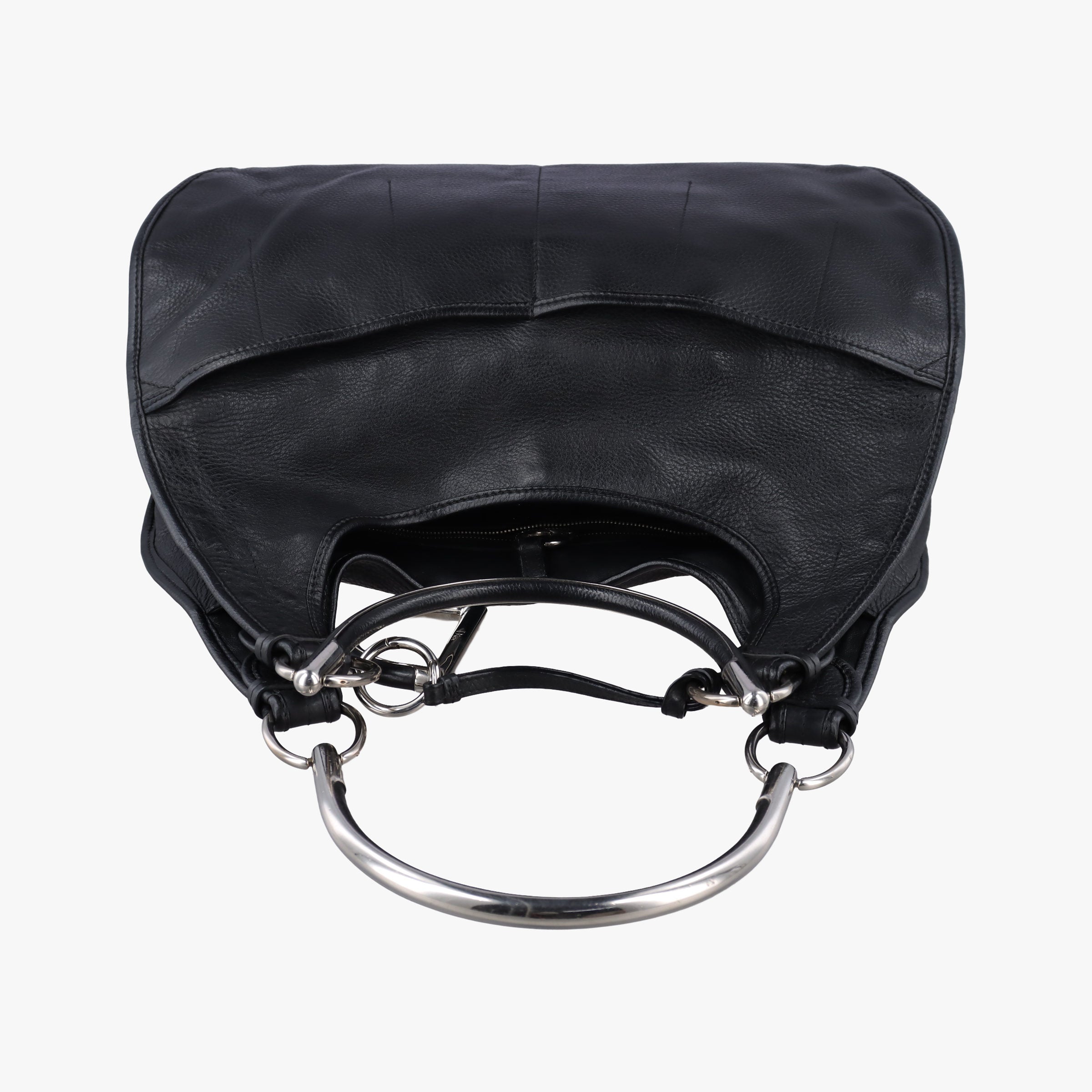 Vintage Christian Dior 61 Hobo Black Leather  handbag | stylenewstar