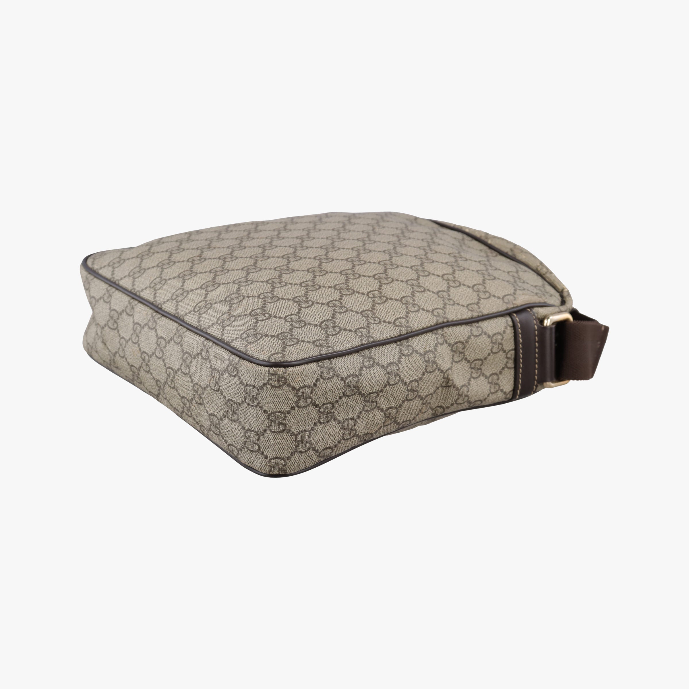 Pre-owned Gucci GG Imprime Messenger Beige×Brown PVC coated canvas×Leather 201448 shoulderbag | stylenewstar