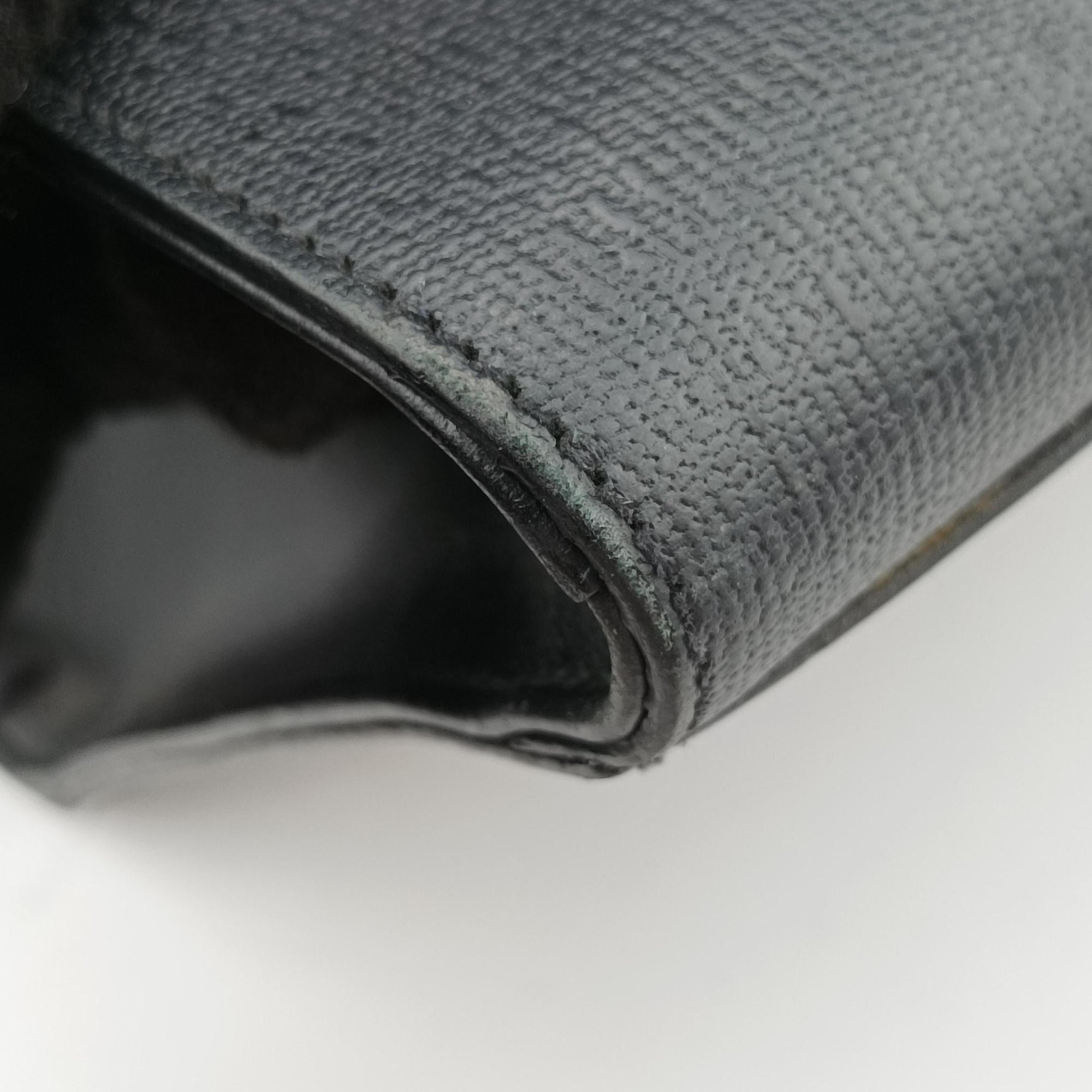 Pre-owned Yves Saint Laurent Y Ligne Petit Cabas Black Leather 370697 shoulderbag | stylenewstar