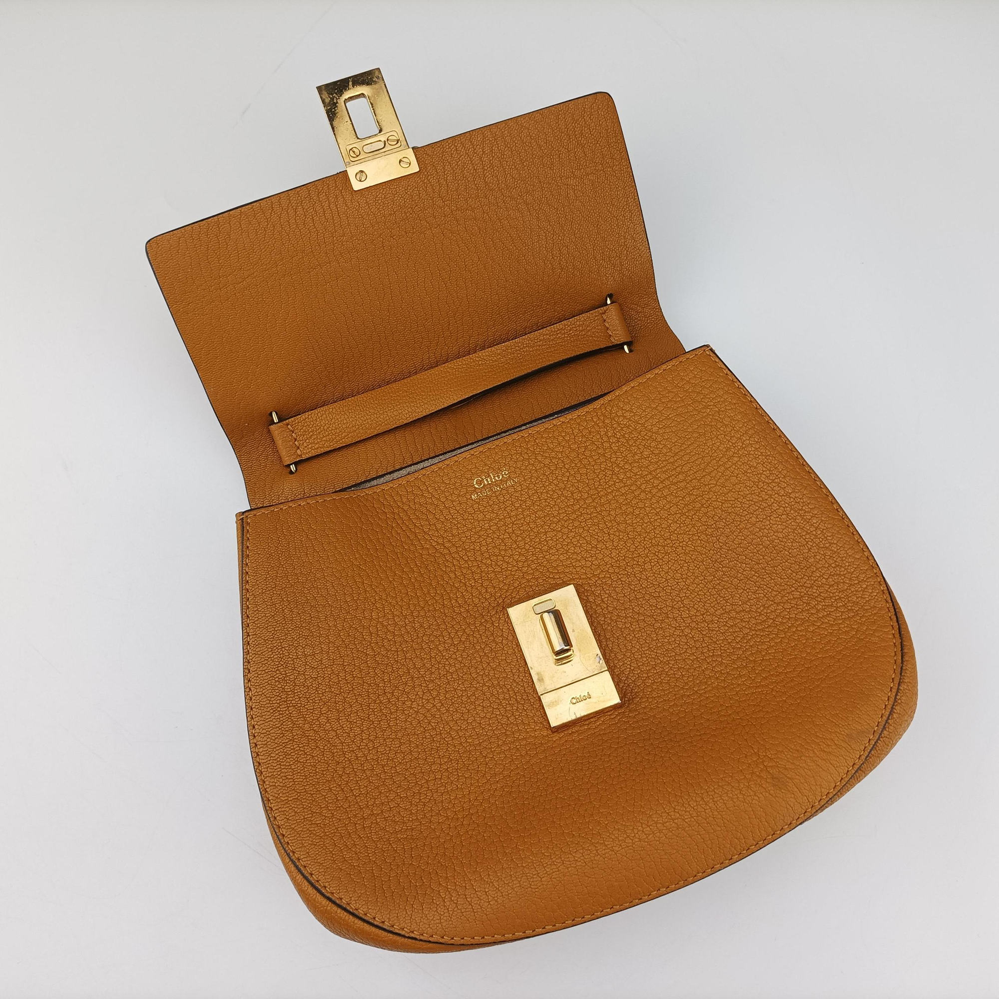 Pre-owned Chloe DREW Yellow Leather  shoulderbag | stylenewstar