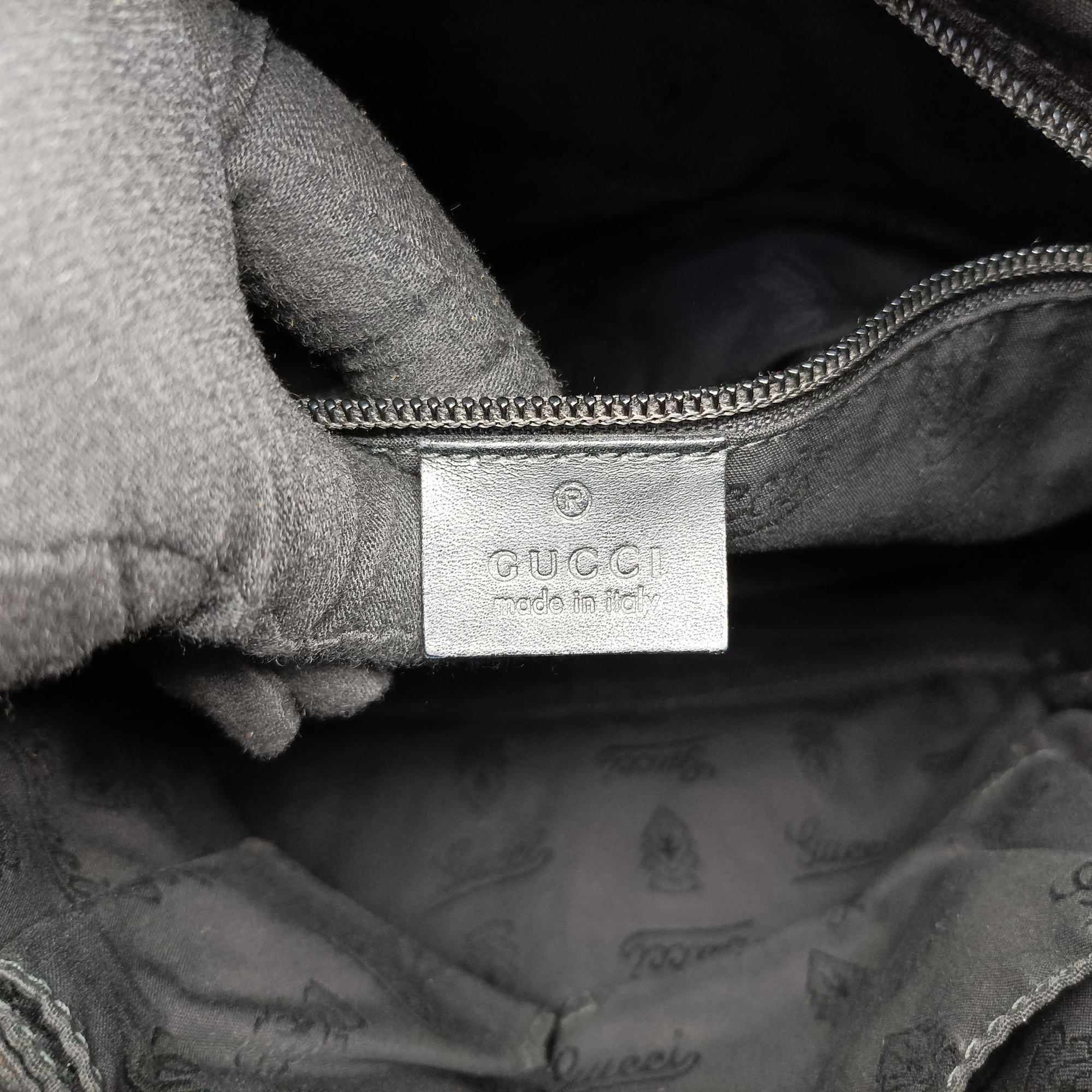 Pre-owned Gucci GG Imprime Messenger Black PVC coated canvas 201448 shoulderbag | stylenewstar