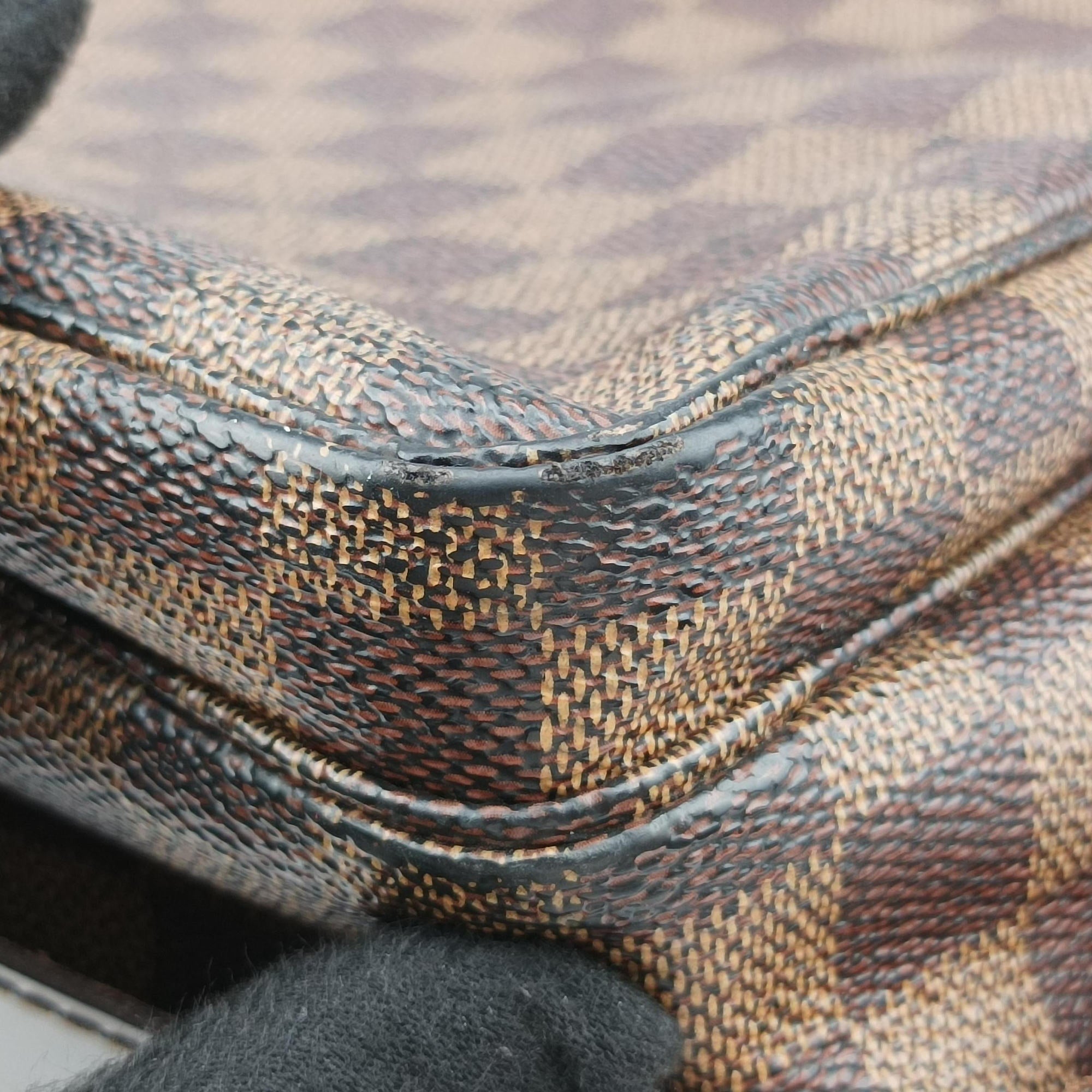 Pre-owned Louis Vuitton NAVIGLIO EBENE Damier Canvas N45255 shoulderbag | stylenewstar