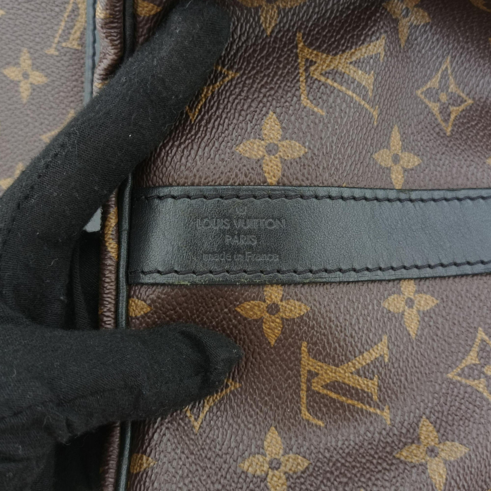 Secondhand Louis Vuitton Keepall Bandouliere 45 Monogram Eclipse Monogram Eclipse Canvas M56711 shoulderbag | stylenewstar
