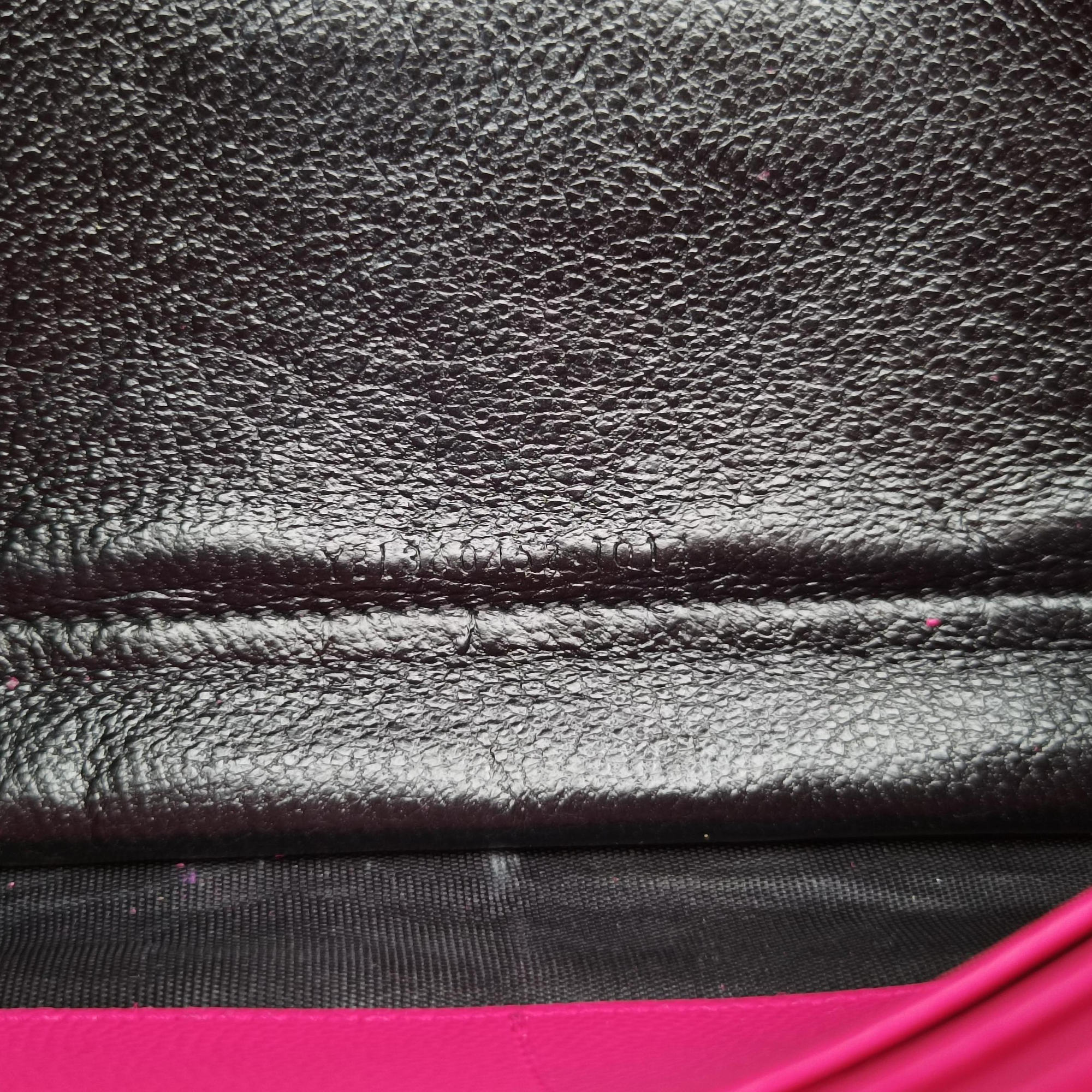 Pre-owned Yves Saint Laurent MONOGRAM Rose Leather 360452 shoulderbag | stylenewstar