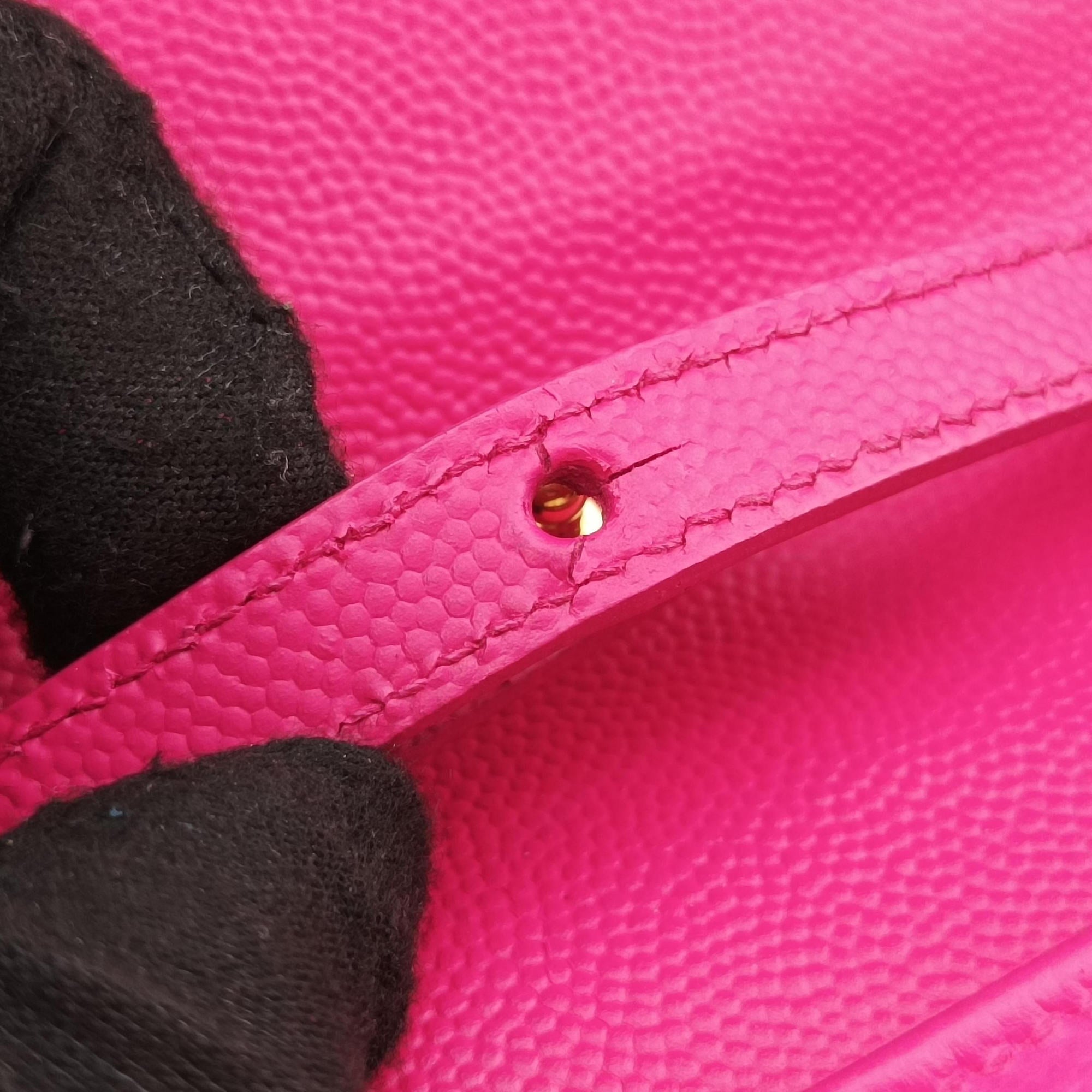 Pre-owned Yves Saint Laurent MONOGRAM Rose Leather 360452 shoulderbag | stylenewstar