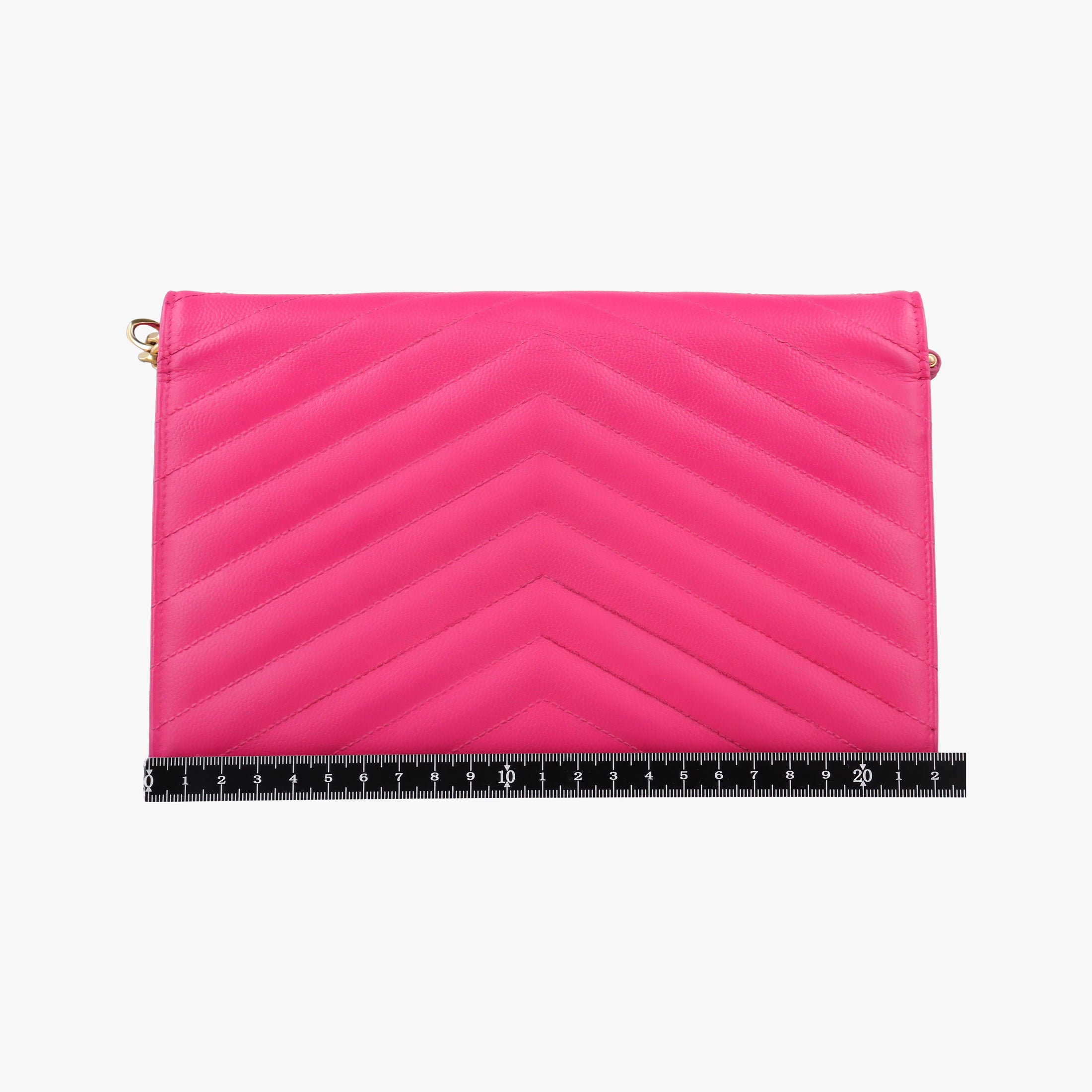 Pre-owned Yves Saint Laurent MONOGRAM Rose Leather 360452 shoulderbag | stylenewstar