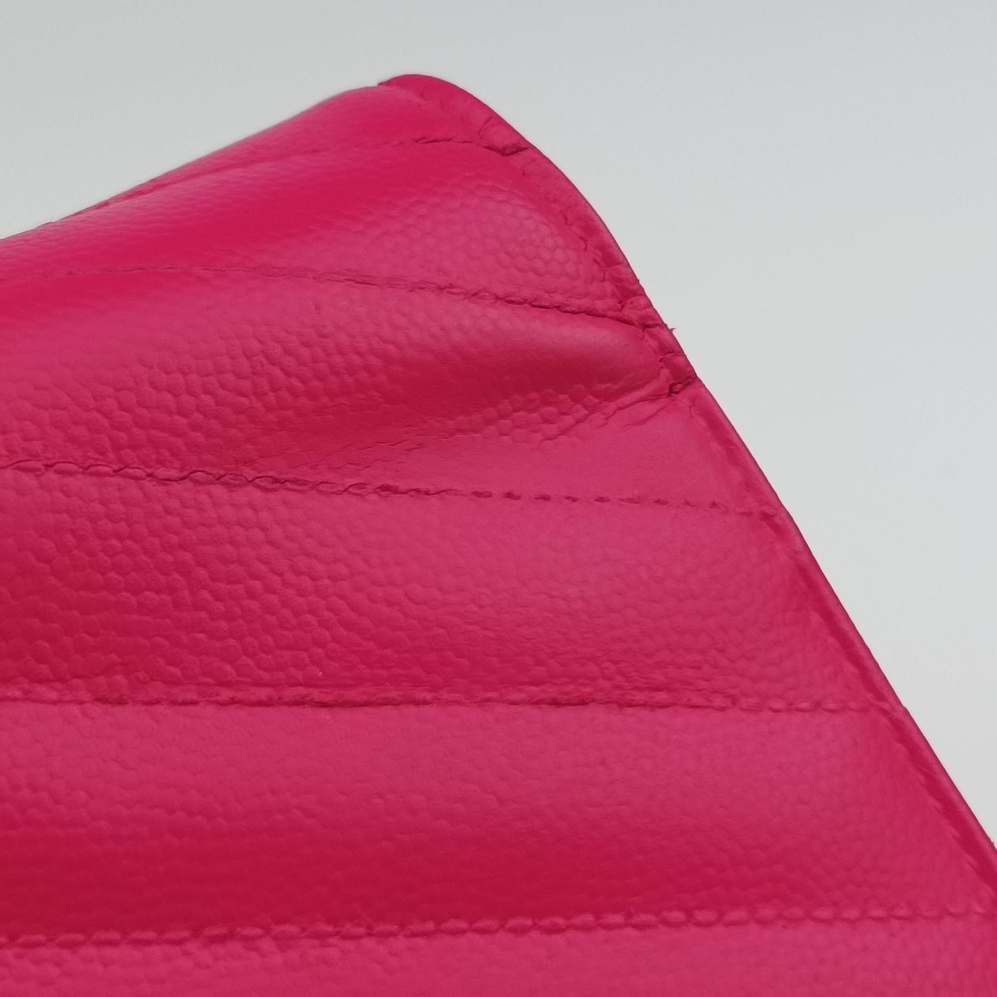 Pre-owned Yves Saint Laurent MONOGRAM Rose Leather 360452 shoulderbag | stylenewstar