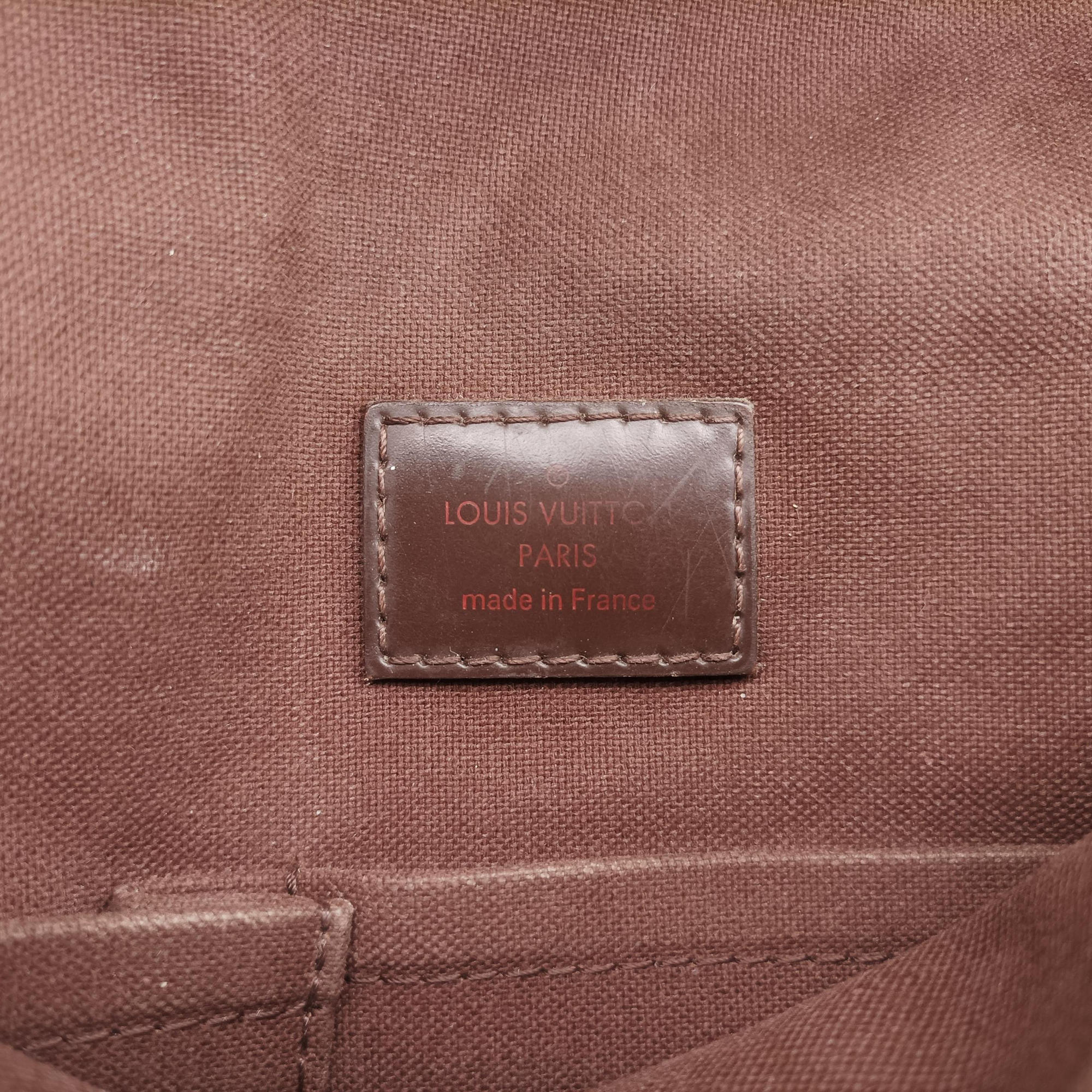 Pre-owned Louis Vuitton BROOKLYN PM EBENE Damier Canvas N51210 shoulderbag | stylenewstar