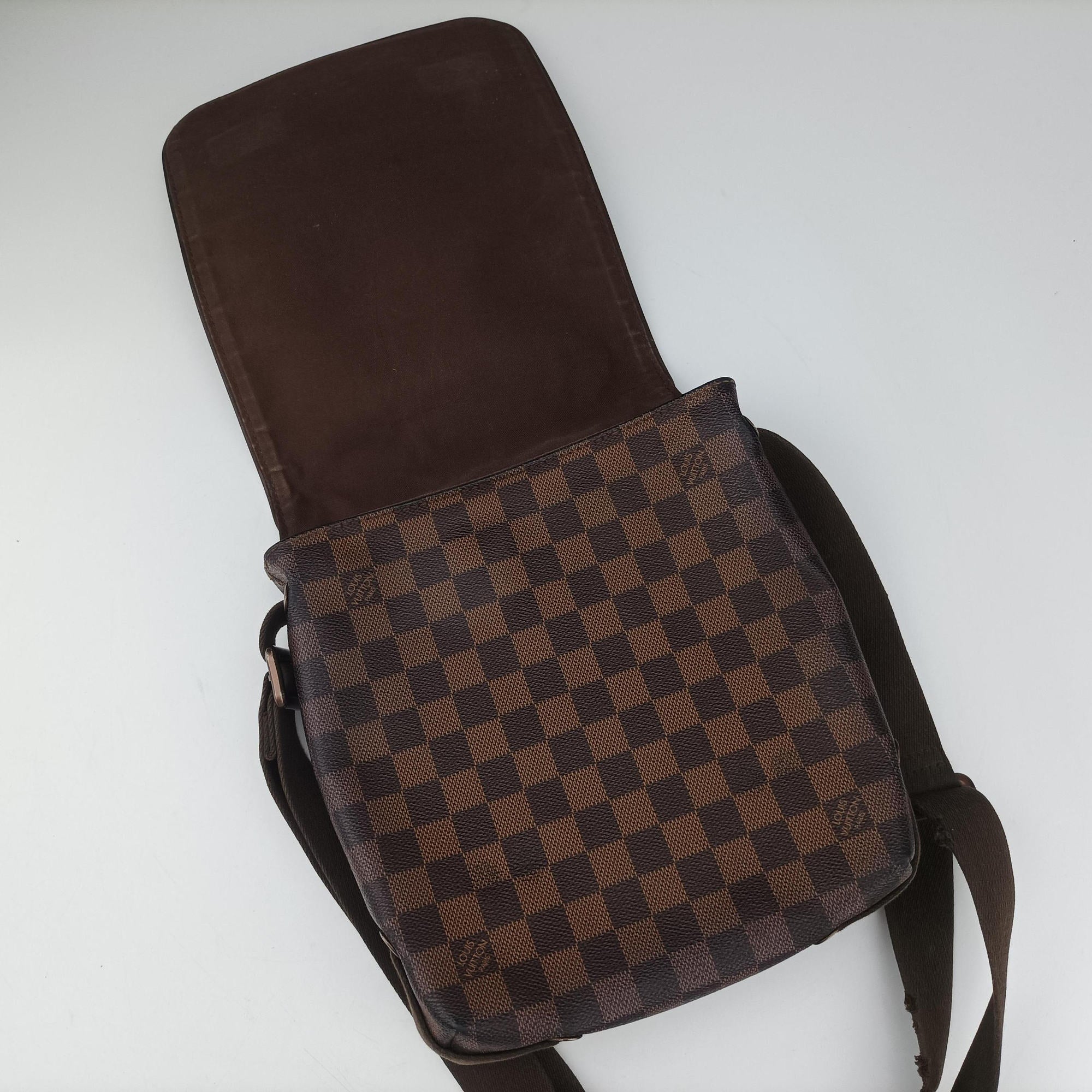 Pre-owned Louis Vuitton BROOKLYN PM EBENE Damier Canvas N51210 shoulderbag | stylenewstar