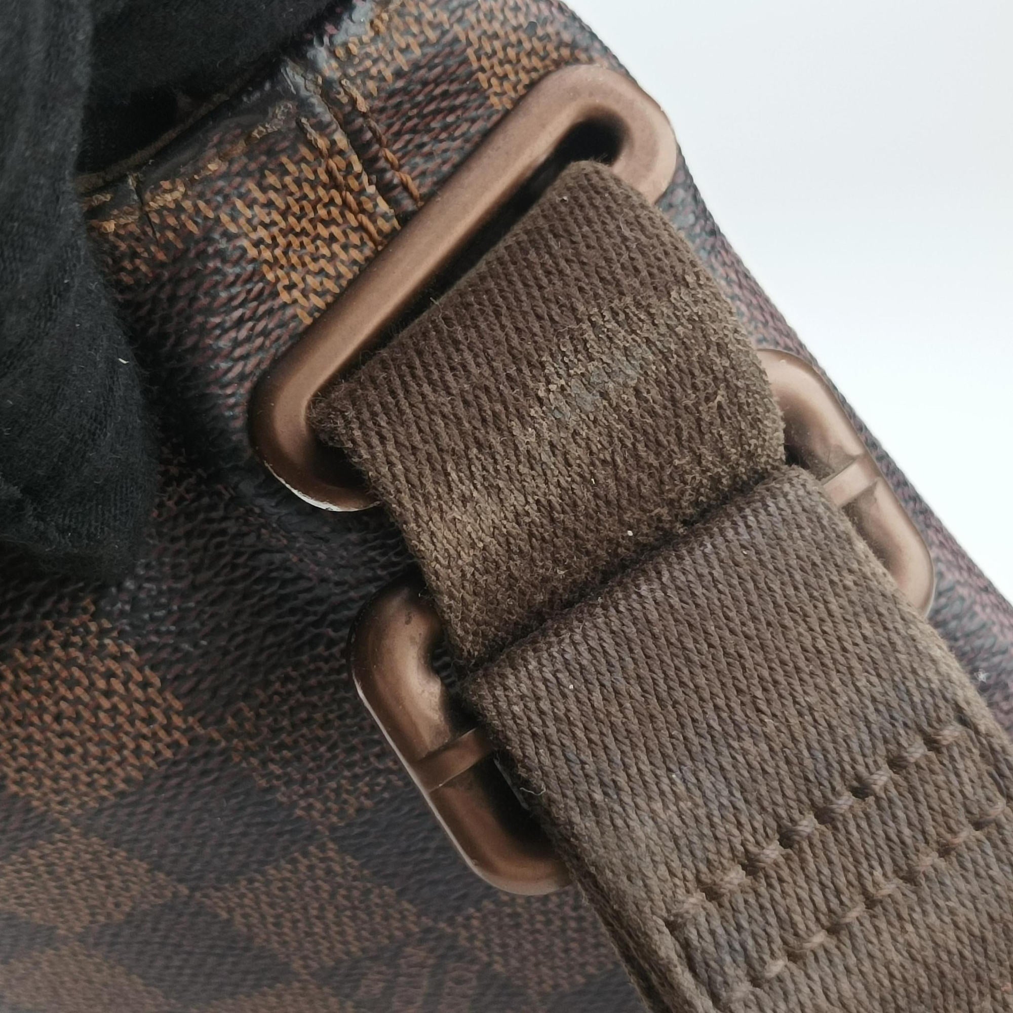 Pre-owned Louis Vuitton BROOKLYN PM EBENE Damier Canvas N51210 shoulderbag | stylenewstar