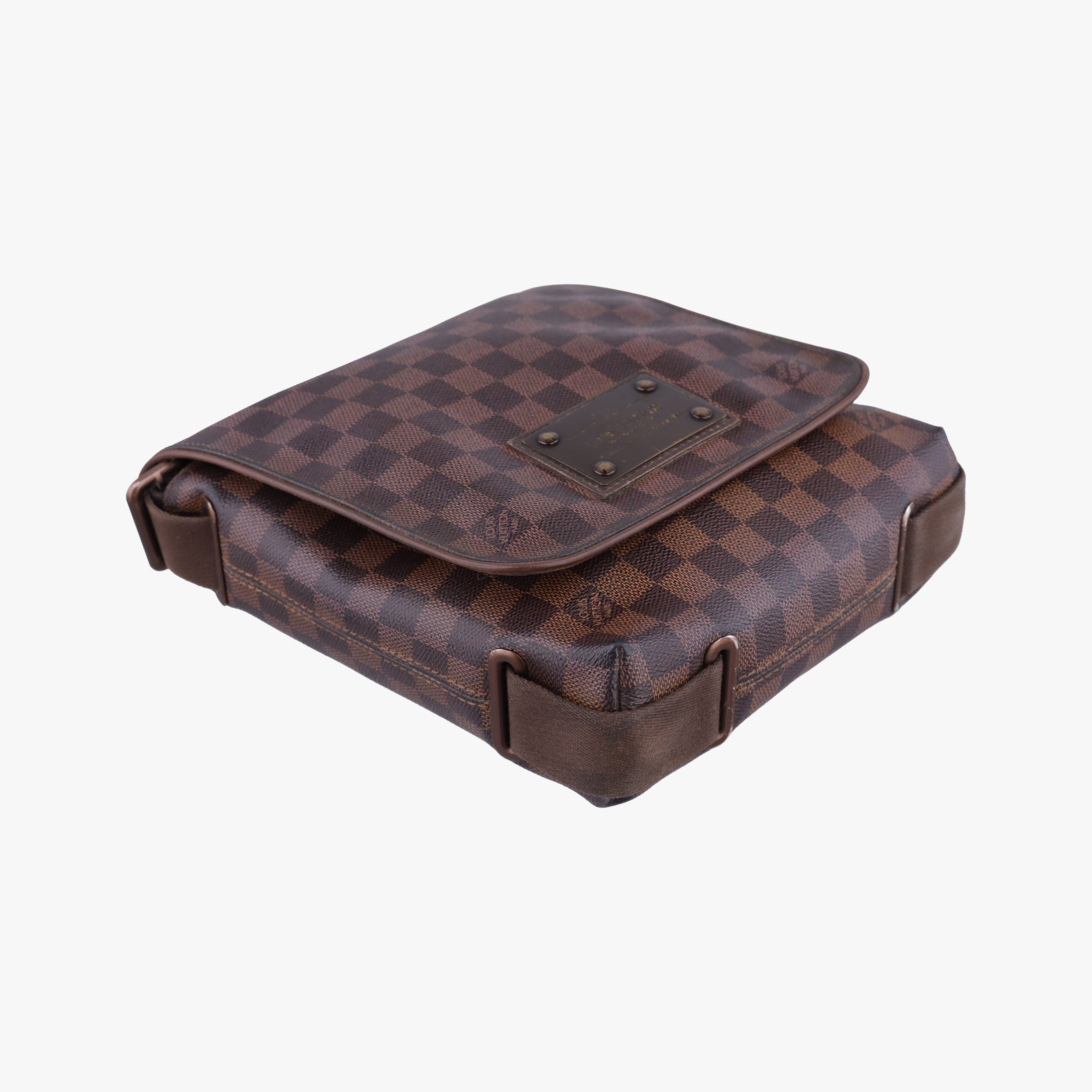 Pre-owned Louis Vuitton BROOKLYN PM EBENE Damier Canvas N51210 shoulderbag | stylenewstar