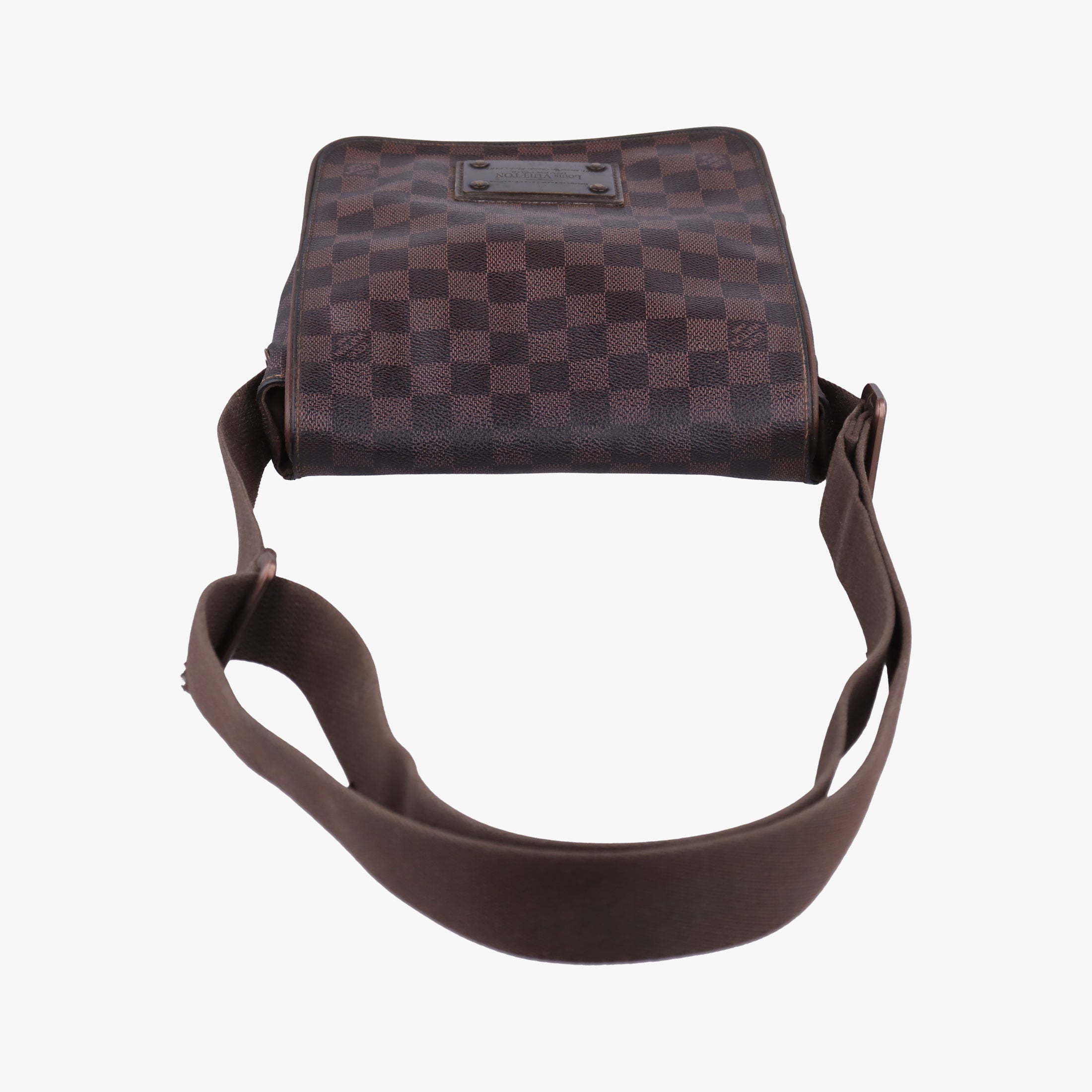 Pre-owned Louis Vuitton BROOKLYN PM EBENE Damier Canvas N51210 shoulderbag | stylenewstar