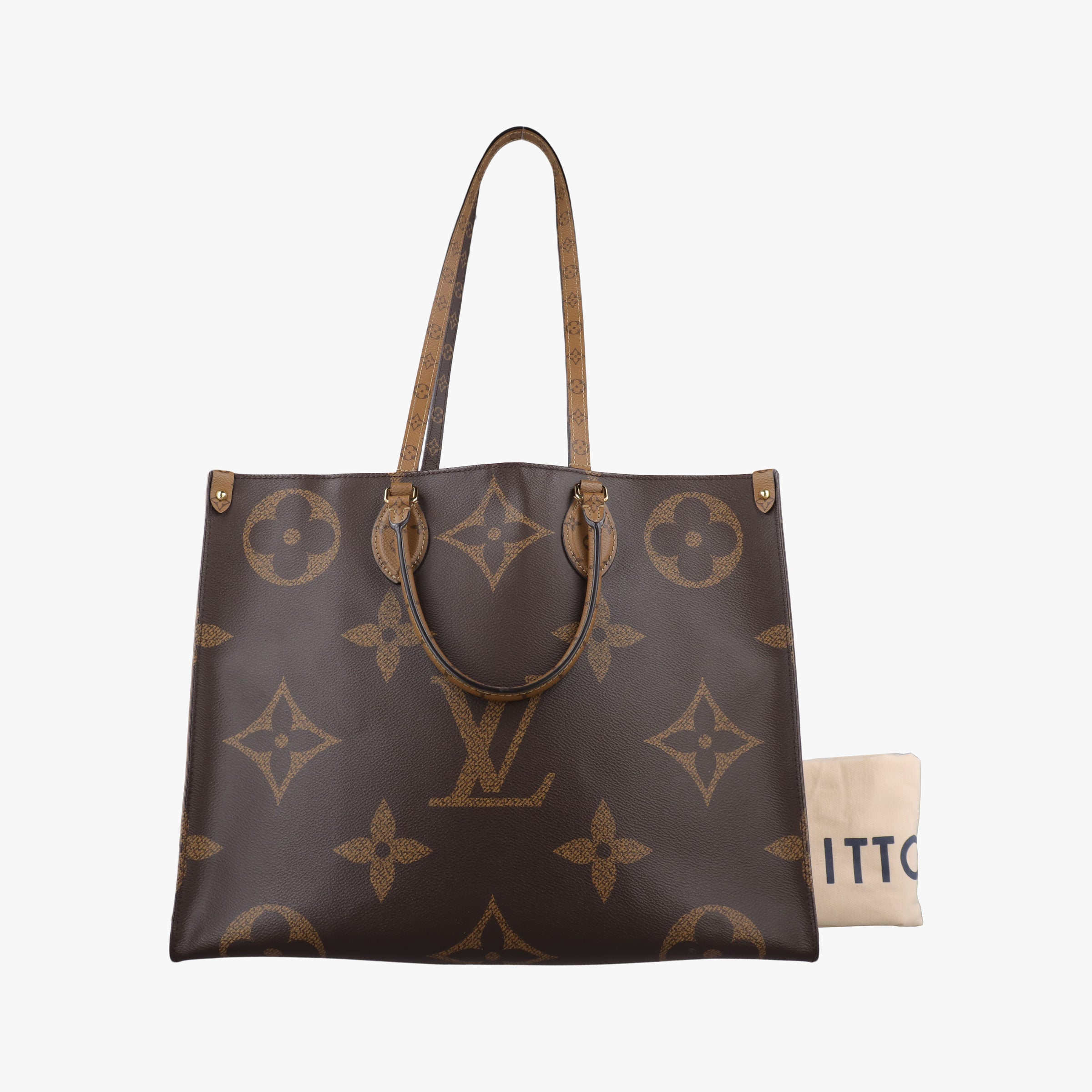 Pre-owned Louis Vuitton On the Go GM Monogram/Brown Monogram Canvas M45320 shoulderbag | stylenewstar