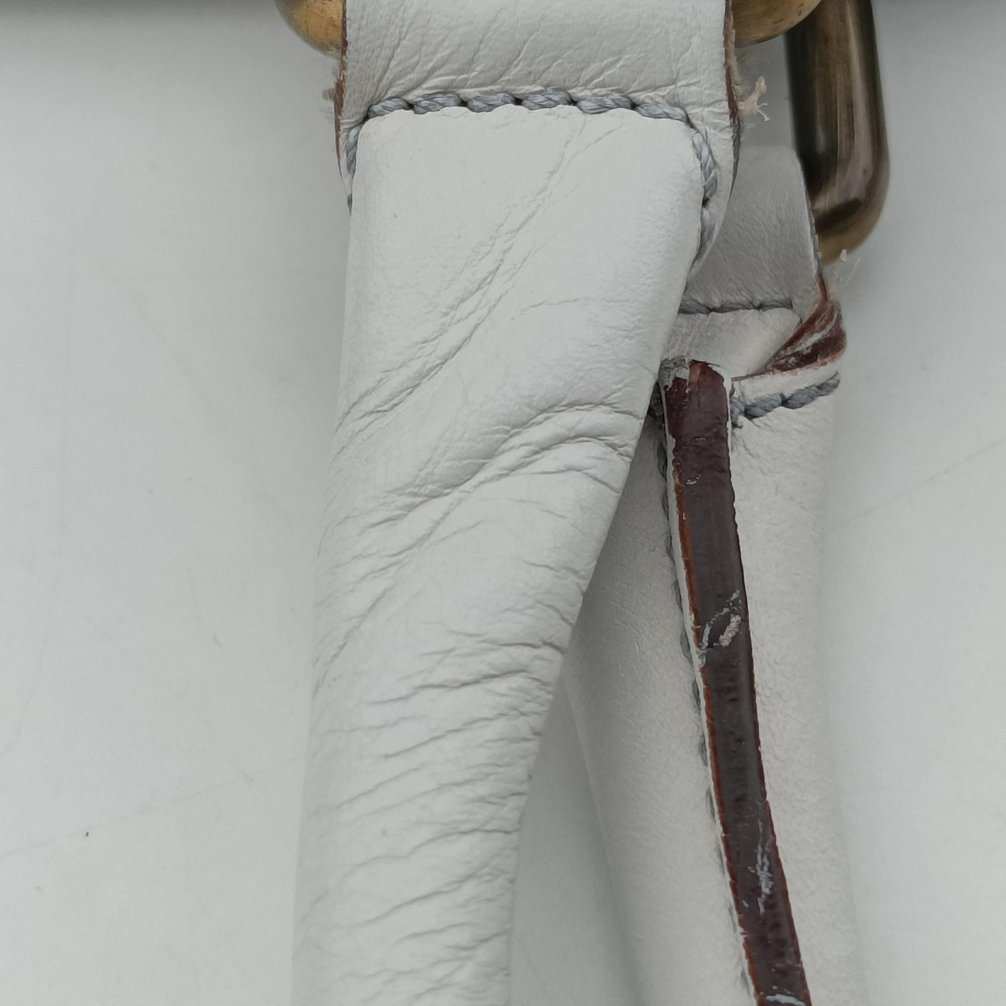 Vintage Fendi Borsa Frame Doctor White Leather 8BN191 handbag | stylenewstar