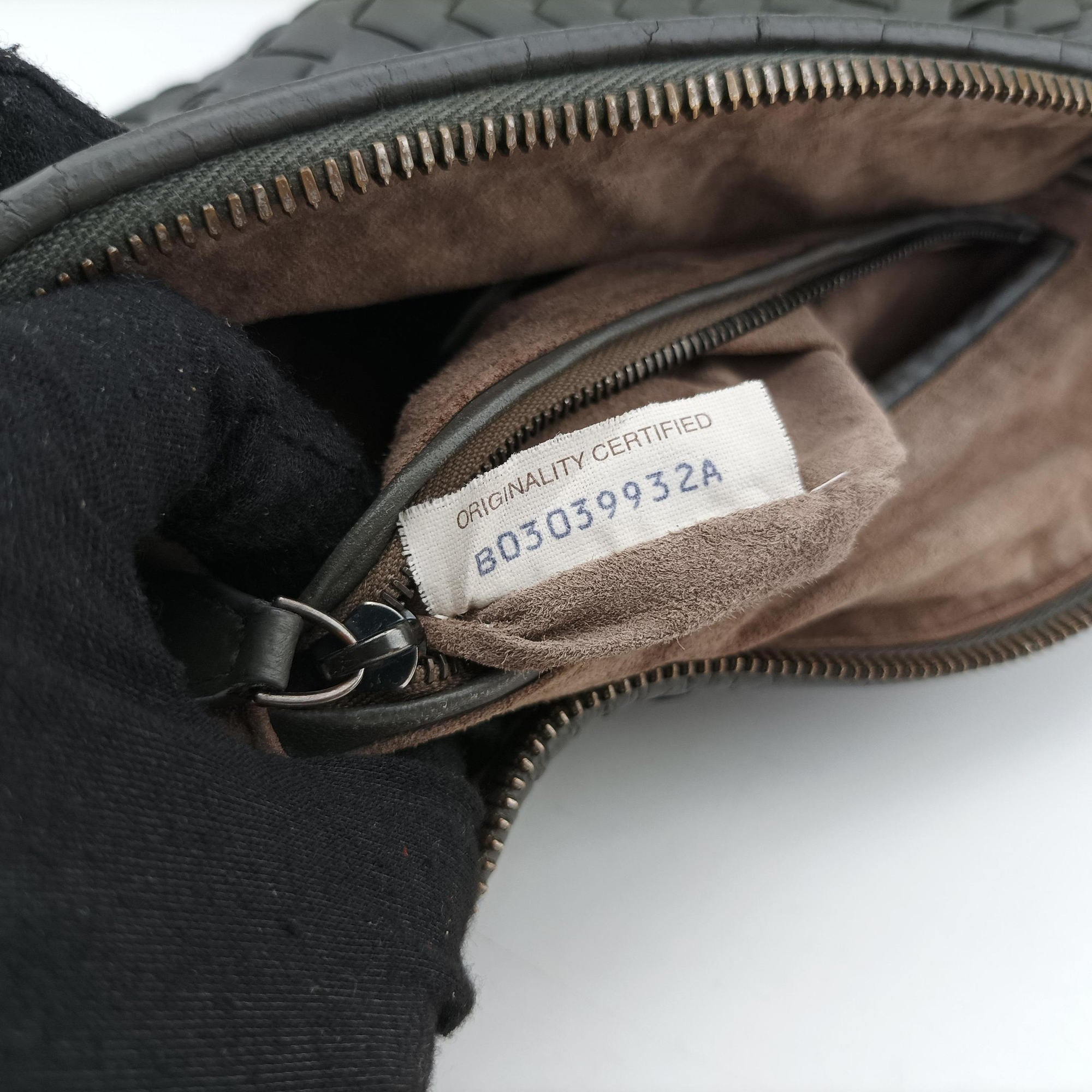 Pre-owned Bottega Veneta NODINI Intrecciato Grey lambskin  shoulderbag | stylenewstar
