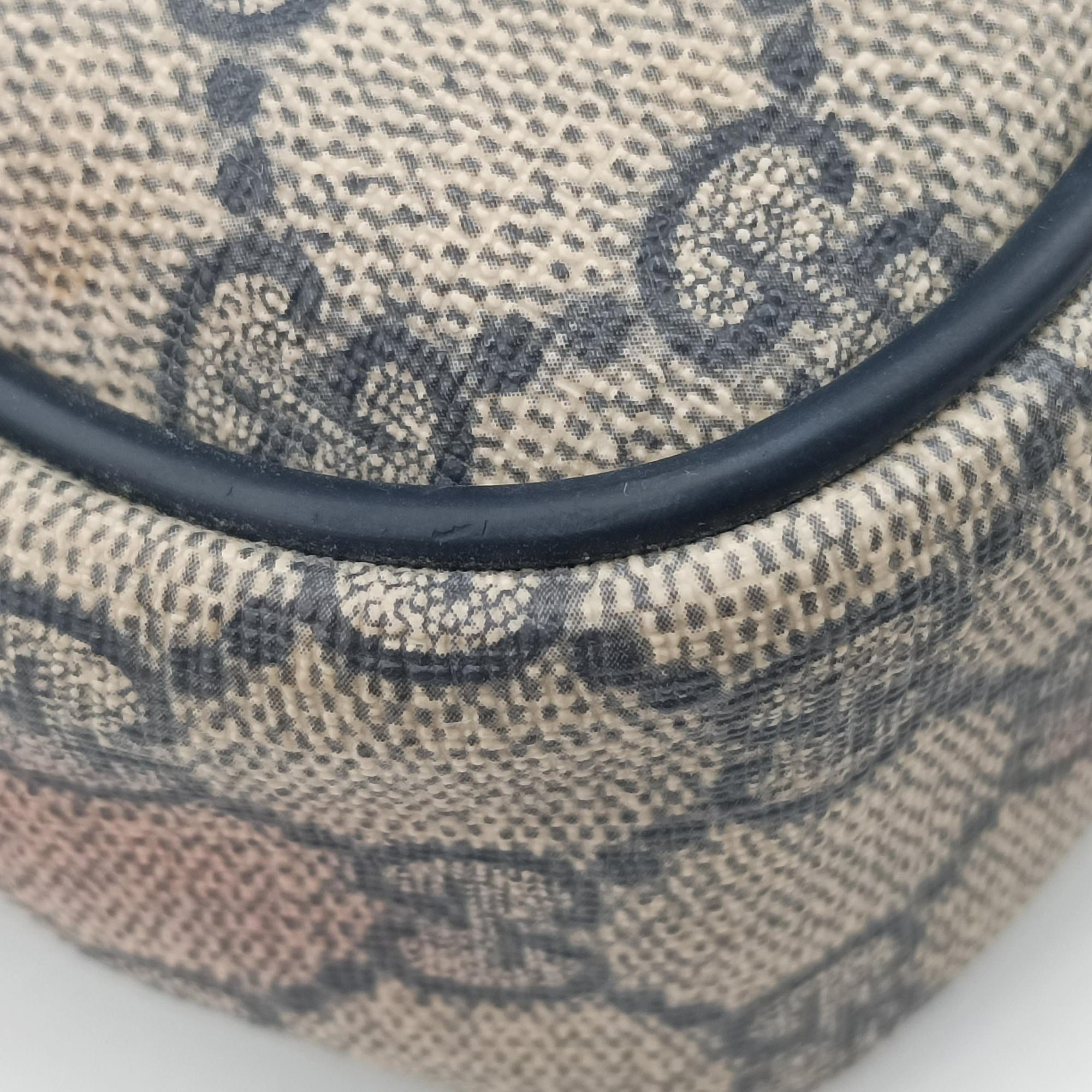 Pre-owned Gucci GG plus GG Supreme Briefcase Beige×Black PVC coated canvas 201480 handbag | stylenewstar