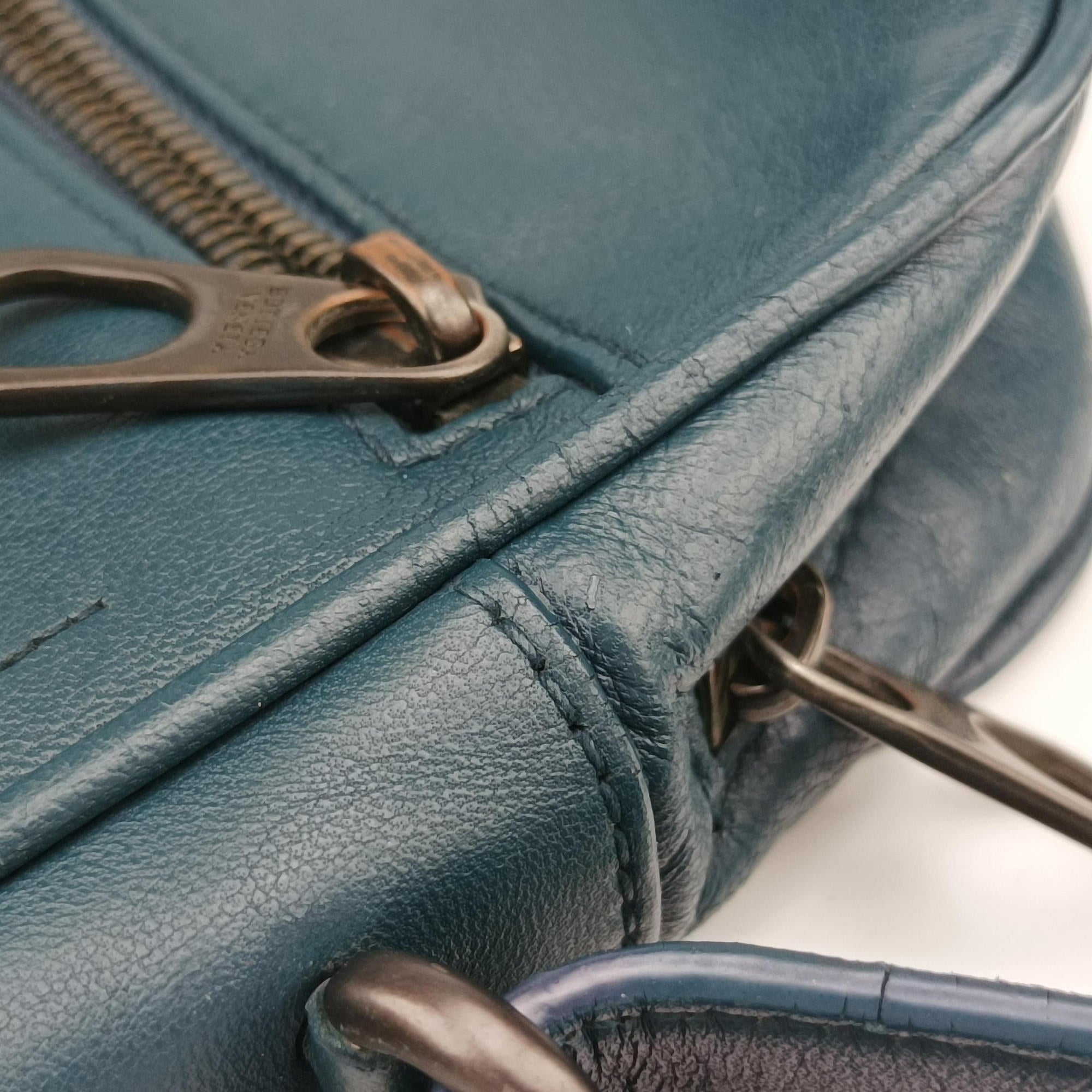 Secondhand Bottega Veneta Intrecciato Navy lambskin  shoulderbag | stylenewstar