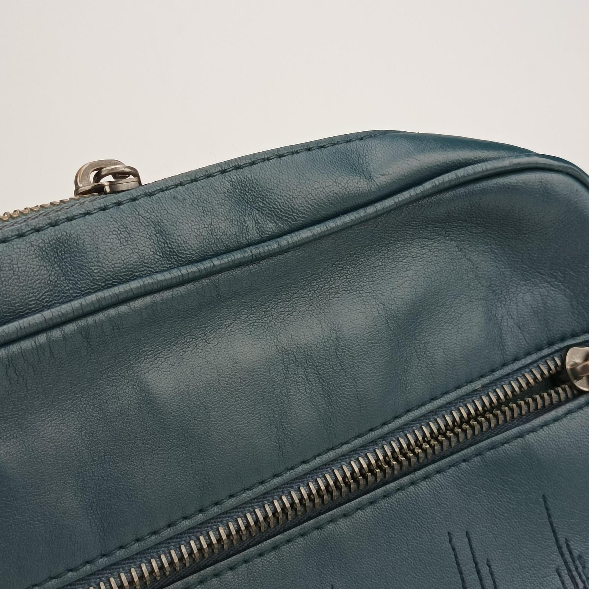 Secondhand Bottega Veneta Intrecciato Navy lambskin  shoulderbag | stylenewstar
