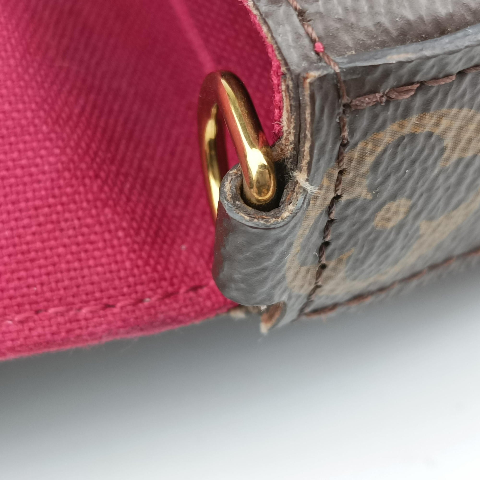 Pre-owned Louis Vuitton Pochette FeLICIE Brown Monogram Canvas M61276 shoulderbag | stylenewstar