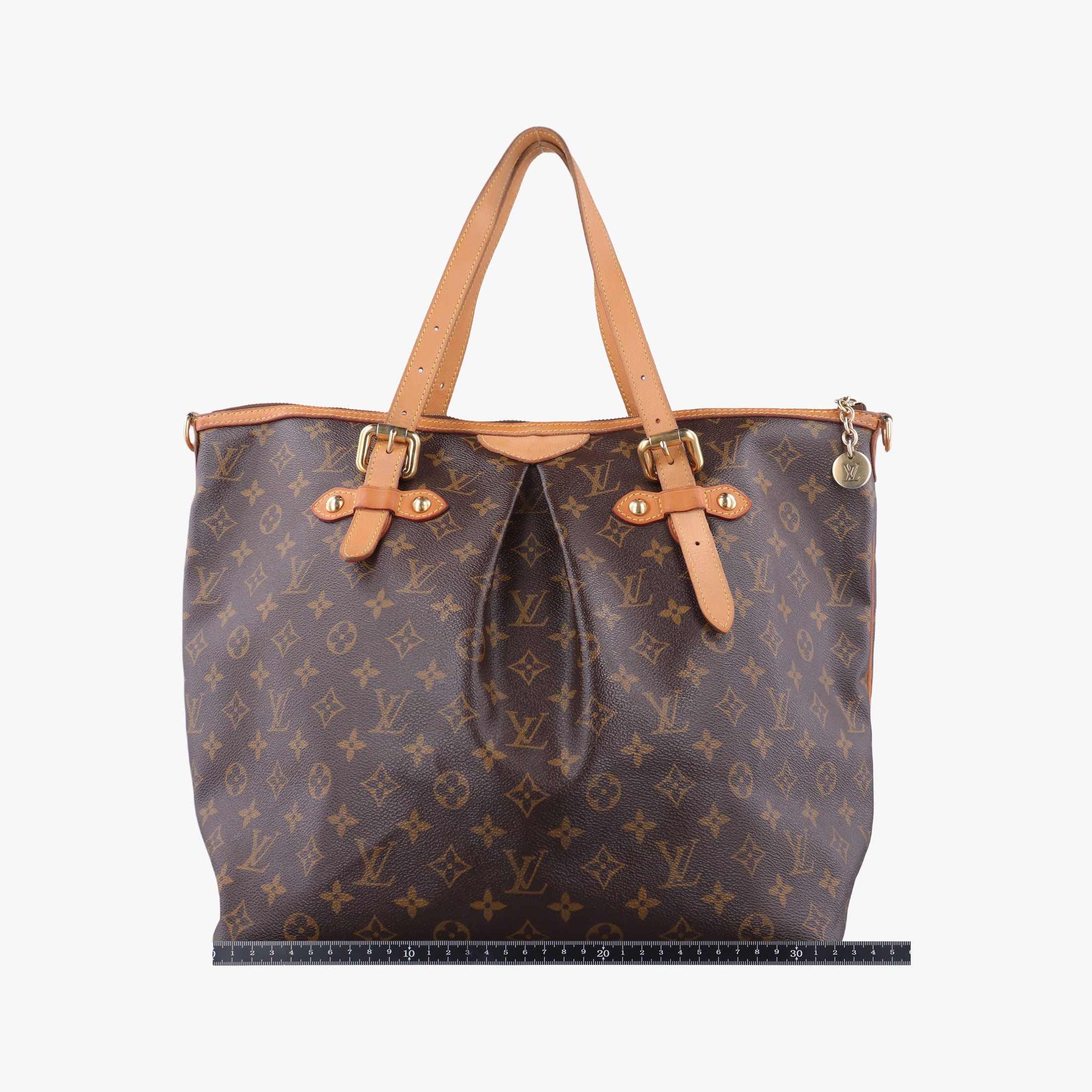 Pre-owned Louis Vuitton PALERMO GM brown Monogram Canvas M40146 shoulderbag | stylenewstar