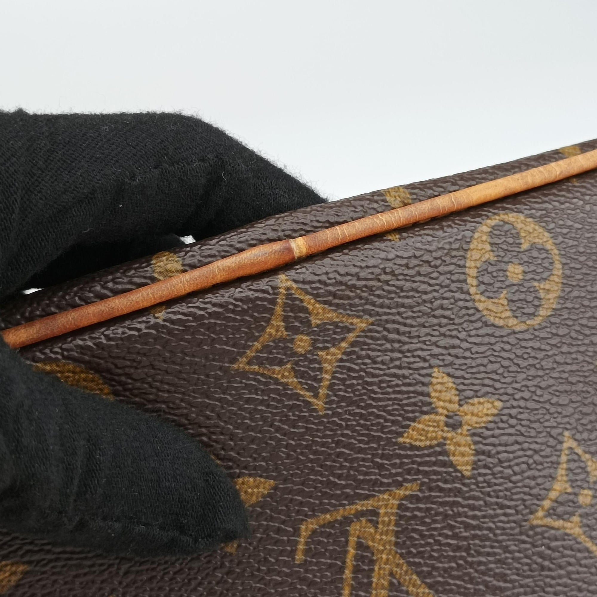 Pre-owned Louis Vuitton PALERMO GM brown Monogram Canvas M40146 shoulderbag | stylenewstar