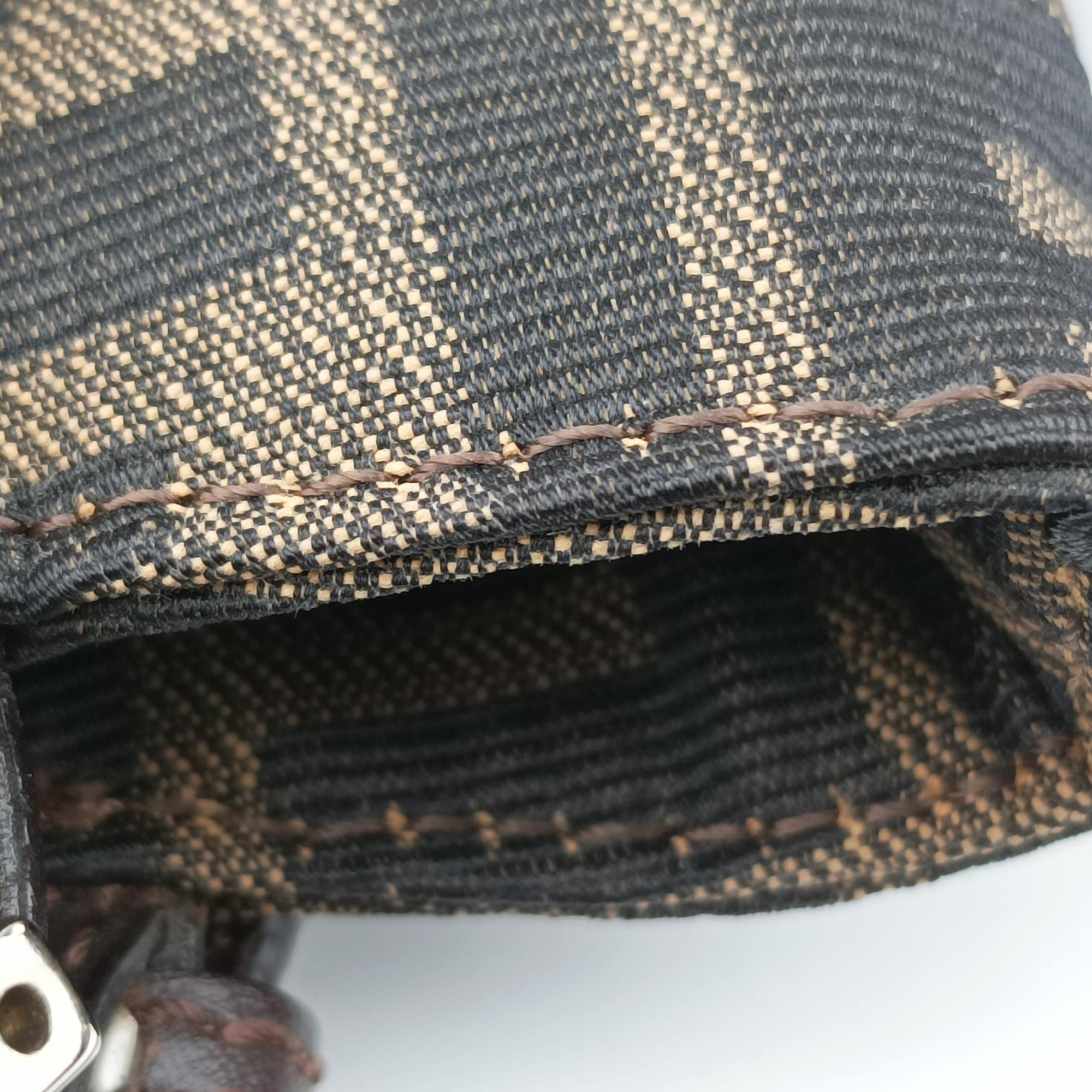 Vintage Fendi croissants Brown canvas× leather 26724 shoulderbag | stylenewstar