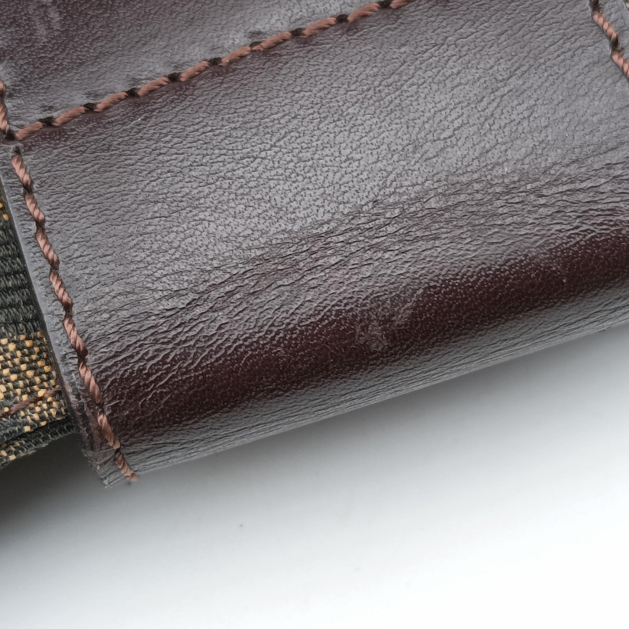 Vintage Fendi croissants Brown canvas× leather 26724 shoulderbag | stylenewstar