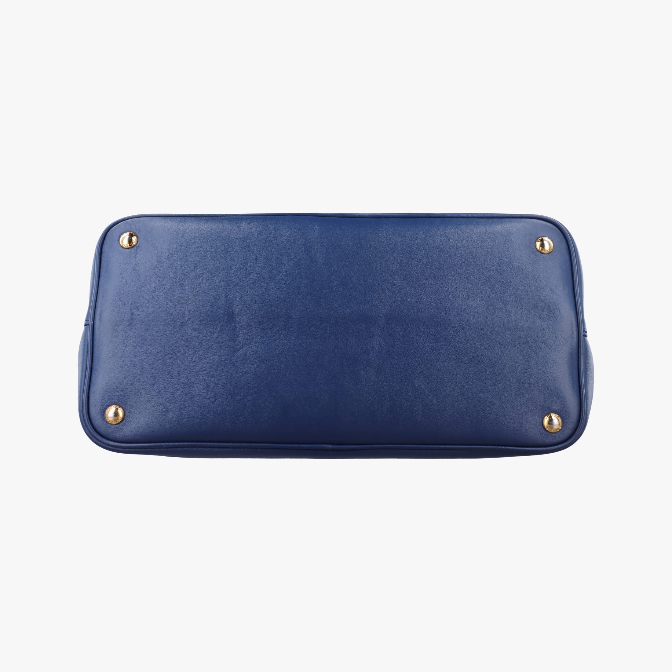 Vintage Prada Double Cuir Blue SAFFIANO Leather B2756T handbag | stylenewstar