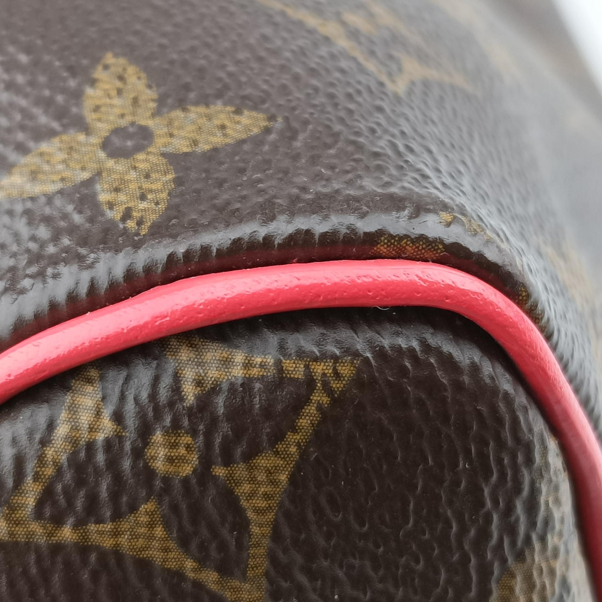 Pre-owned Louis Vuitton SPEEDY30 brown×Flamingo Monogram Totem M41665 handbag | stylenewstar