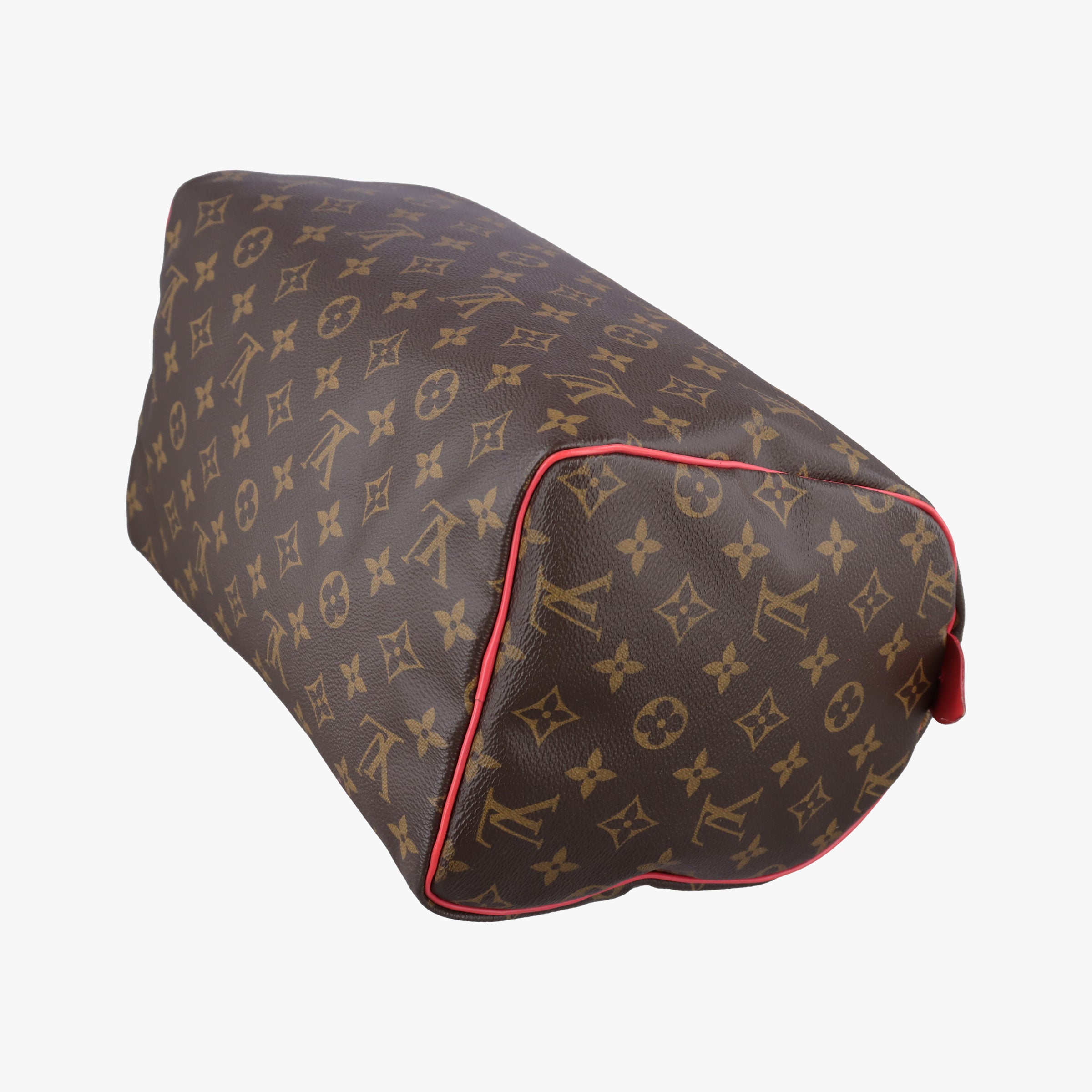 Pre-owned Louis Vuitton SPEEDY30 brown×Flamingo Monogram Totem M41665 handbag | stylenewstar