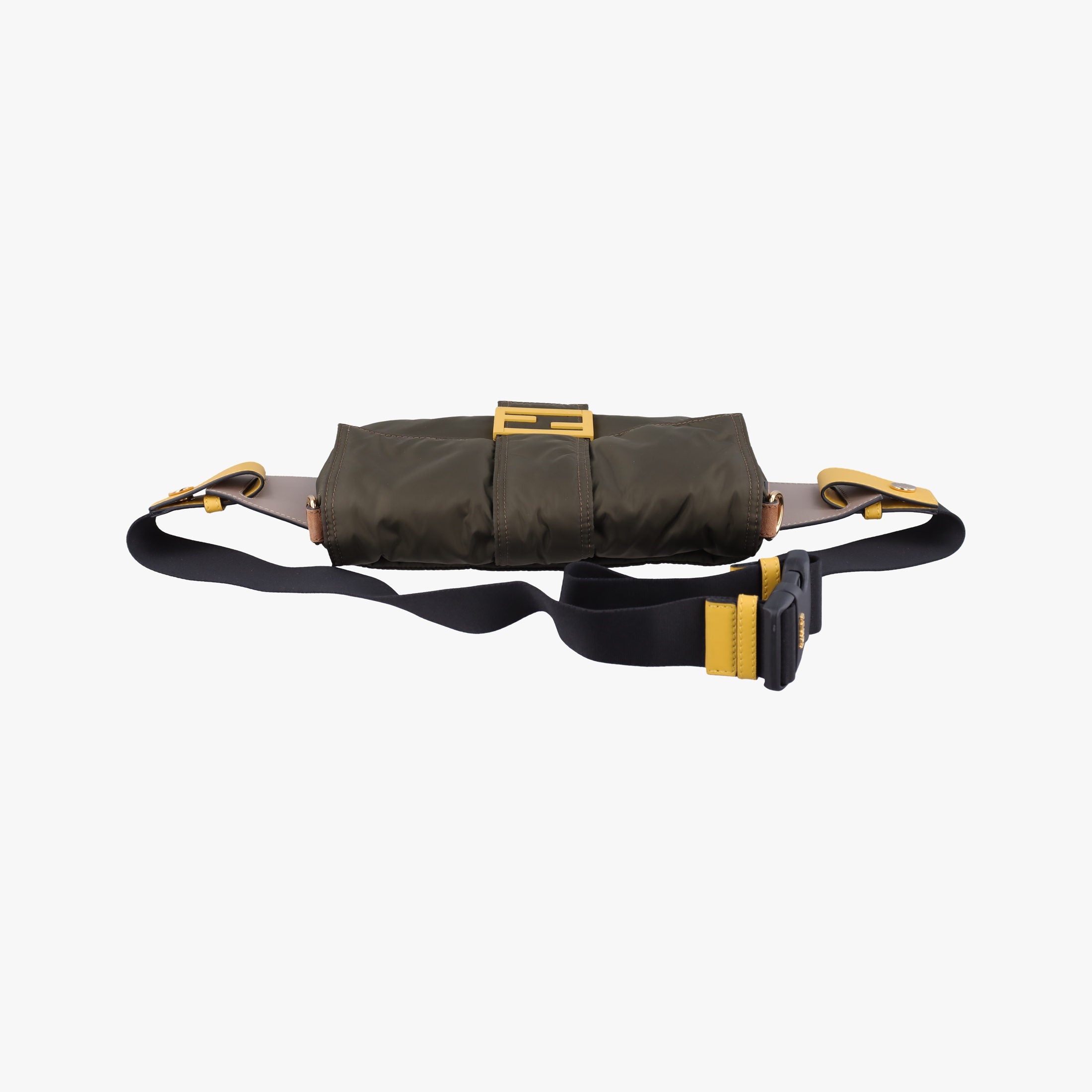 Pre-owned Fendi Baguette Green nylon 7VA472 bum bag/waist bag | stylenewstar