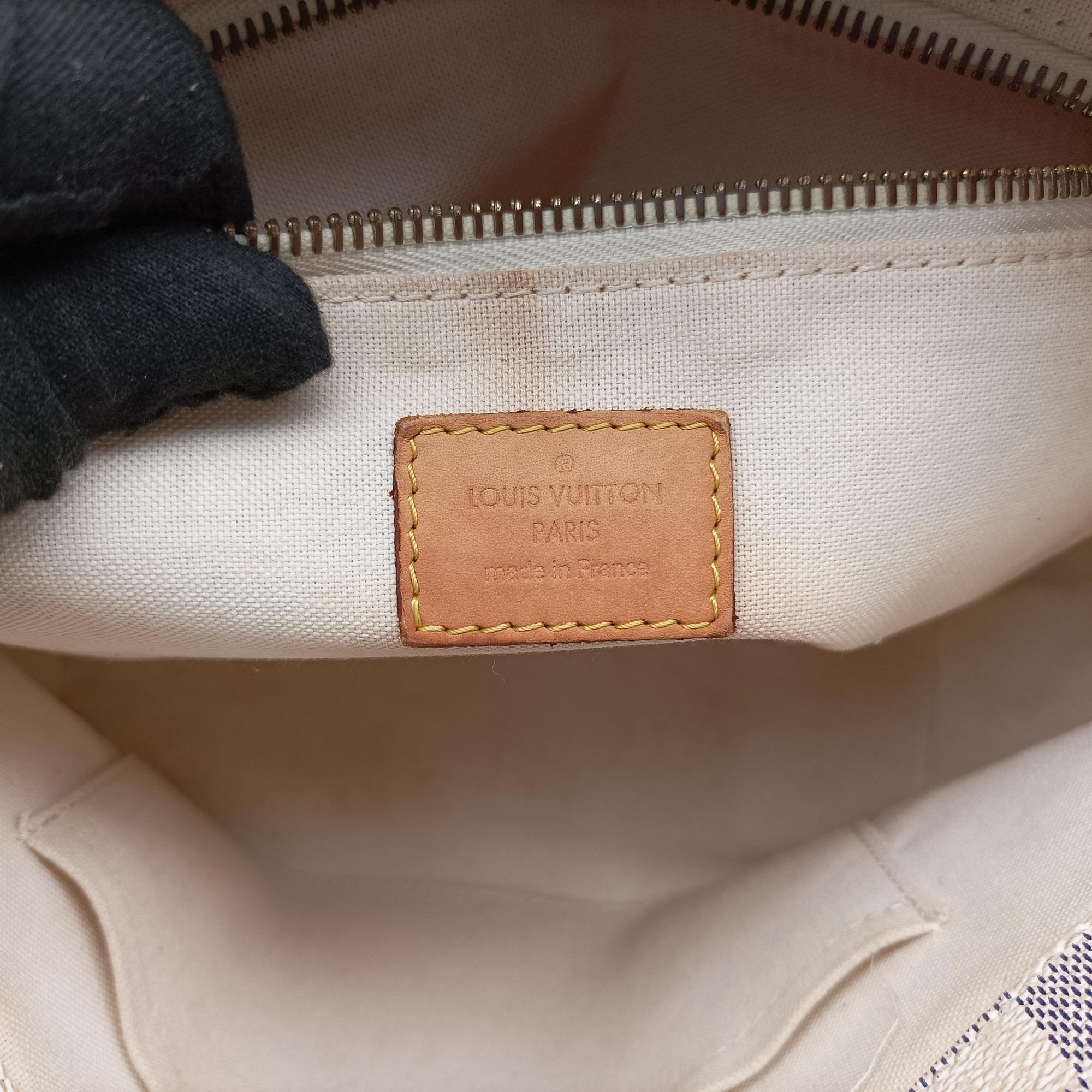 Pre-owned Louis Vuitton Cabas PM Azur Damier Canvas N41376 shoulderbag | stylenewstar