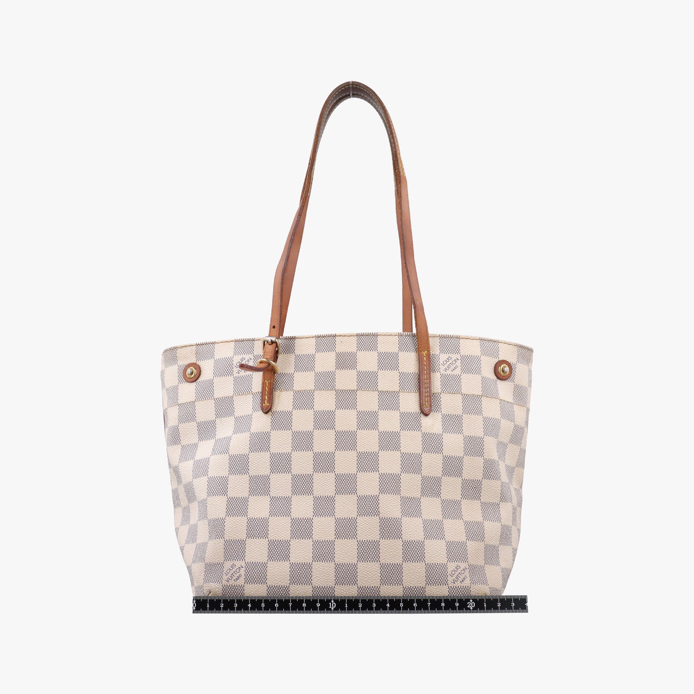 Pre-owned Louis Vuitton Cabas PM Azur Damier Canvas N41376 shoulderbag | stylenewstar