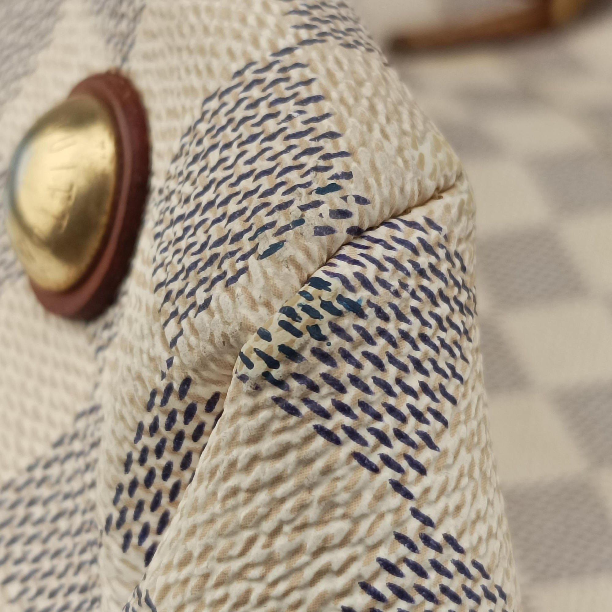 Pre-owned Louis Vuitton Cabas PM Azur Damier Canvas N41376 shoulderbag | stylenewstar