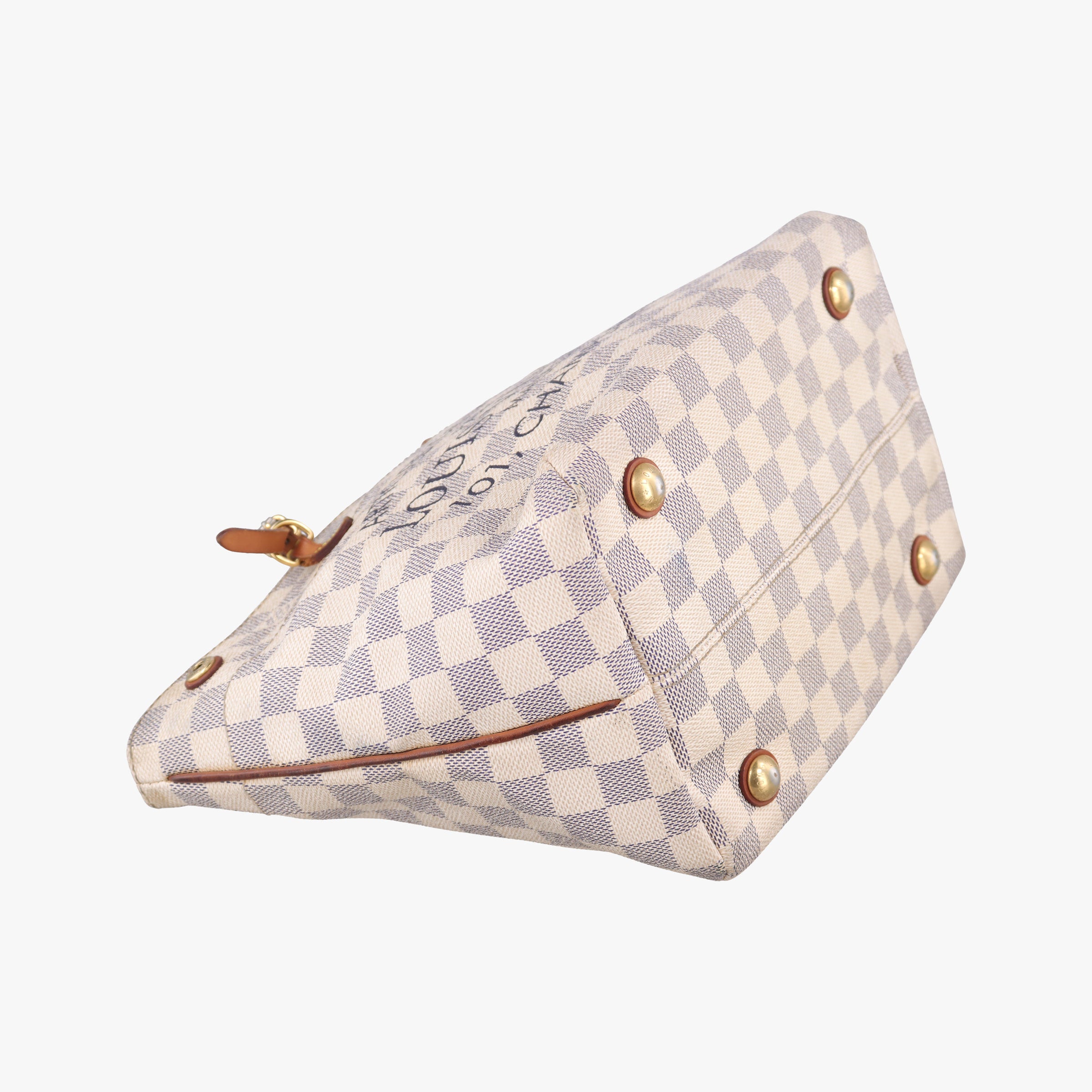 Pre-owned Louis Vuitton Cabas PM Azur Damier Canvas N41376 shoulderbag | stylenewstar