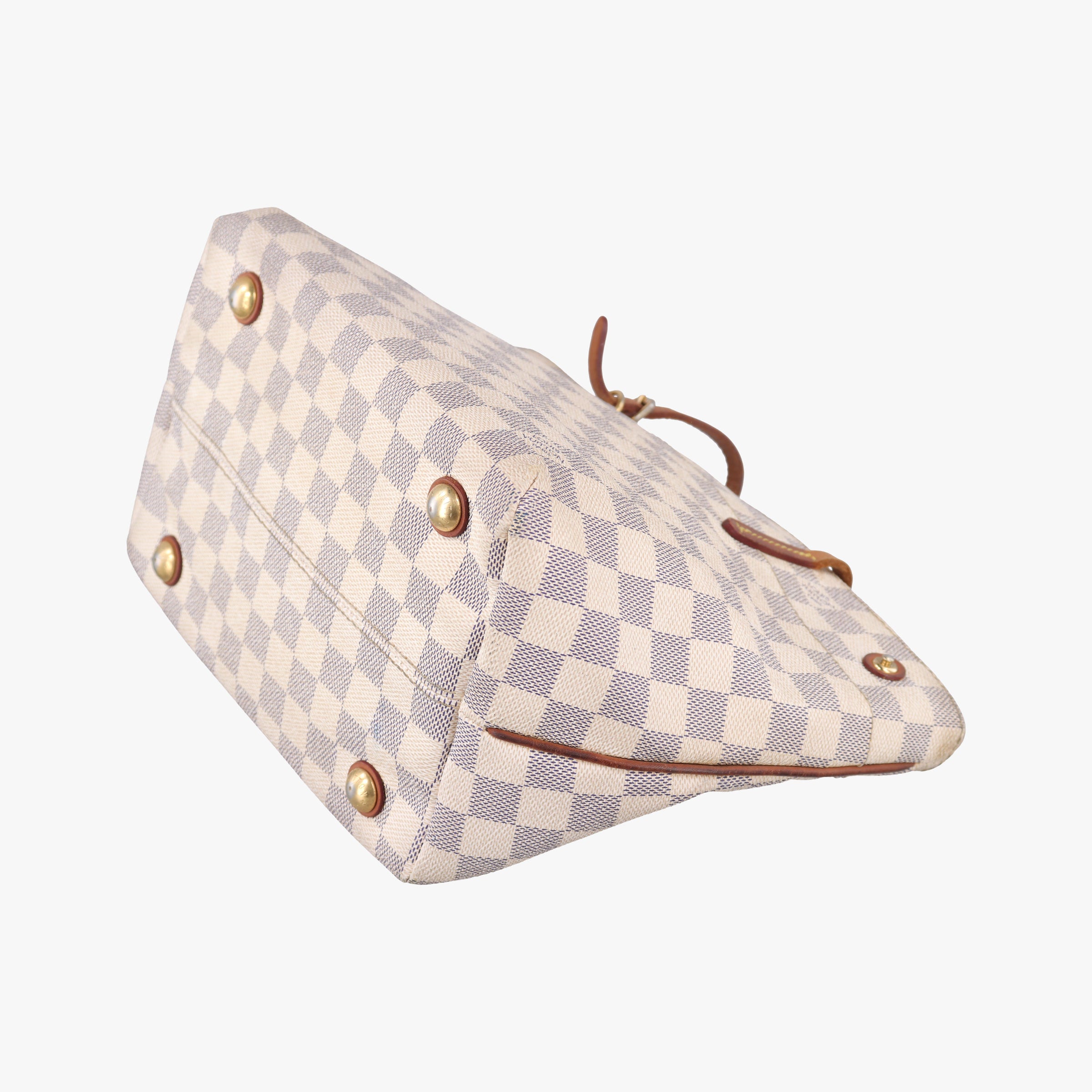 Pre-owned Louis Vuitton Cabas PM Azur Damier Canvas N41376 shoulderbag | stylenewstar