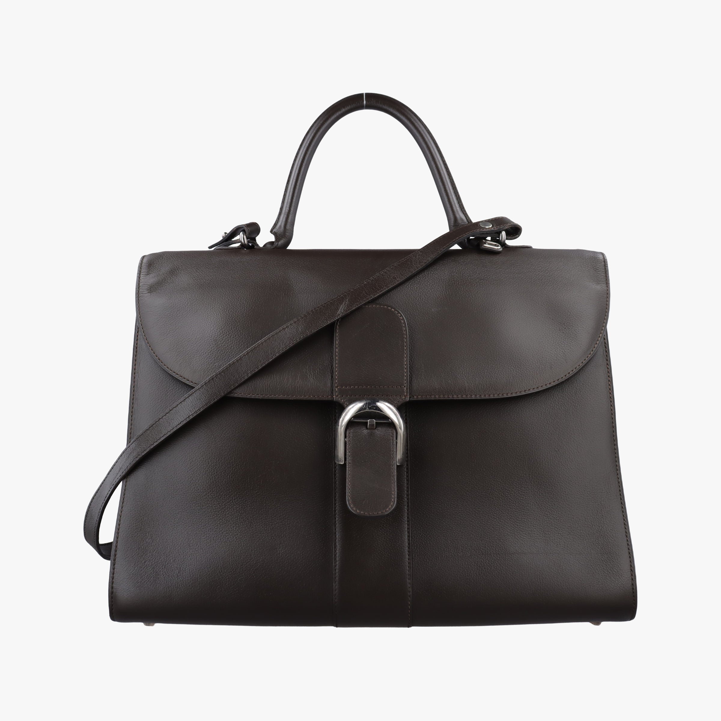 Pre-owned Delvaux Brillon Brown leather  shoulderbag | stylenewstar