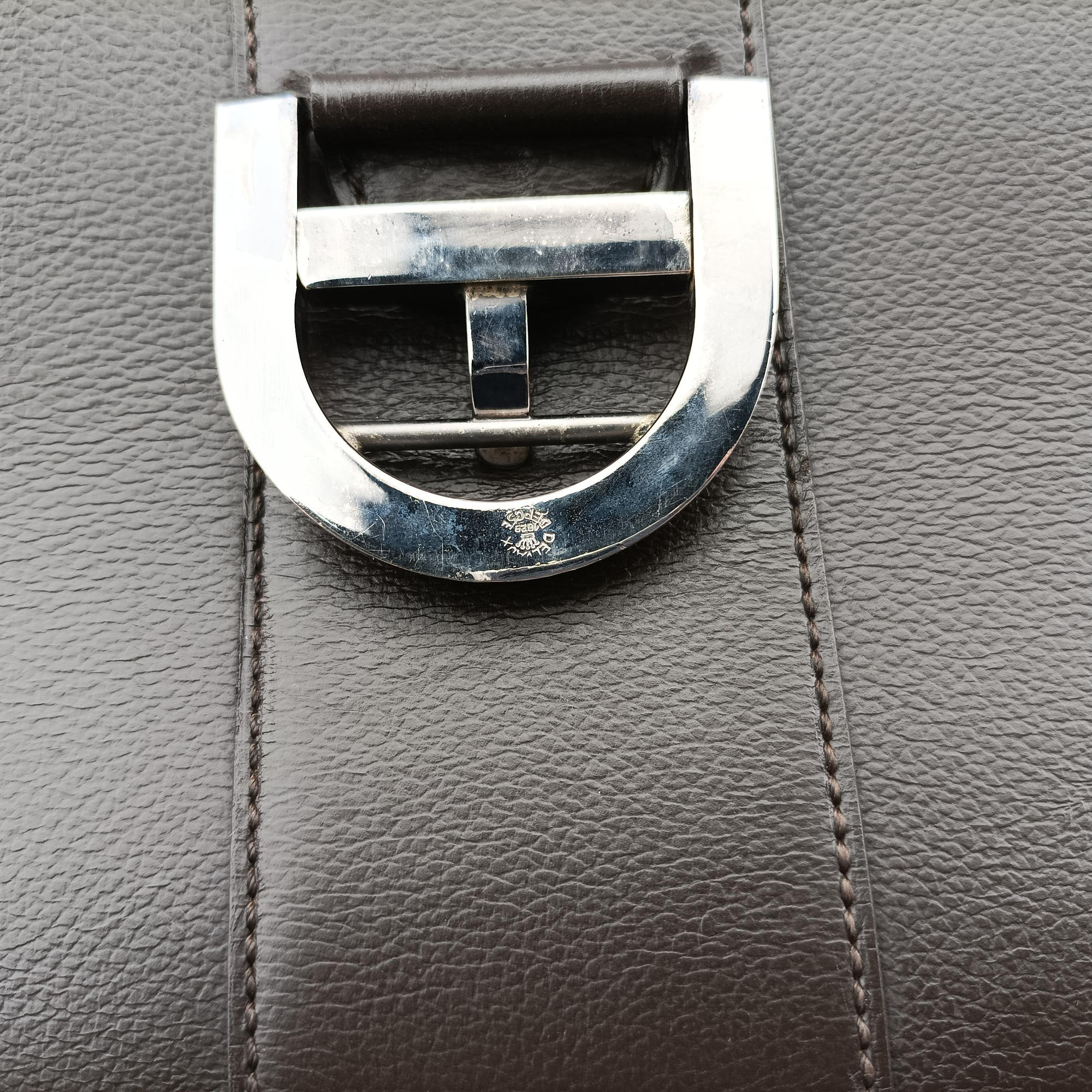 Pre-owned Delvaux Brillon Brown leather  shoulderbag | stylenewstar