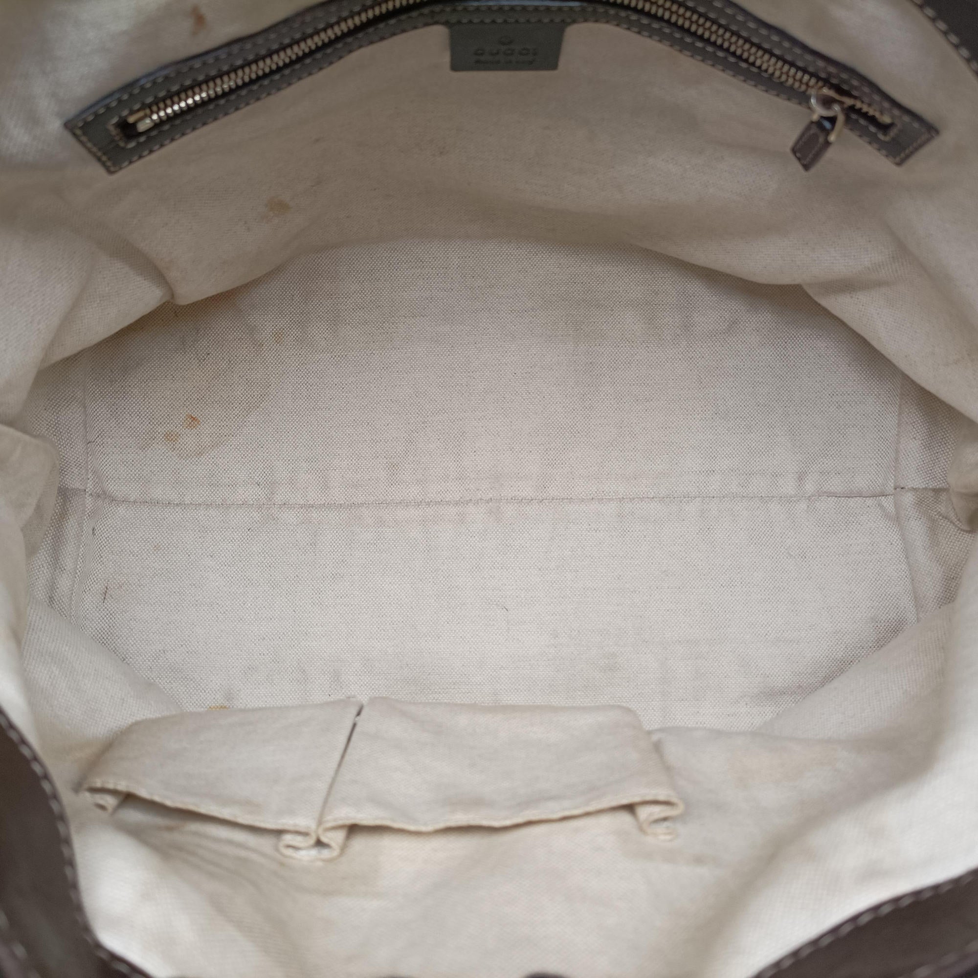 Secondhand Gucci Lovely Brown GG canvas×leatherGG 257068 handbag | stylenewstar
