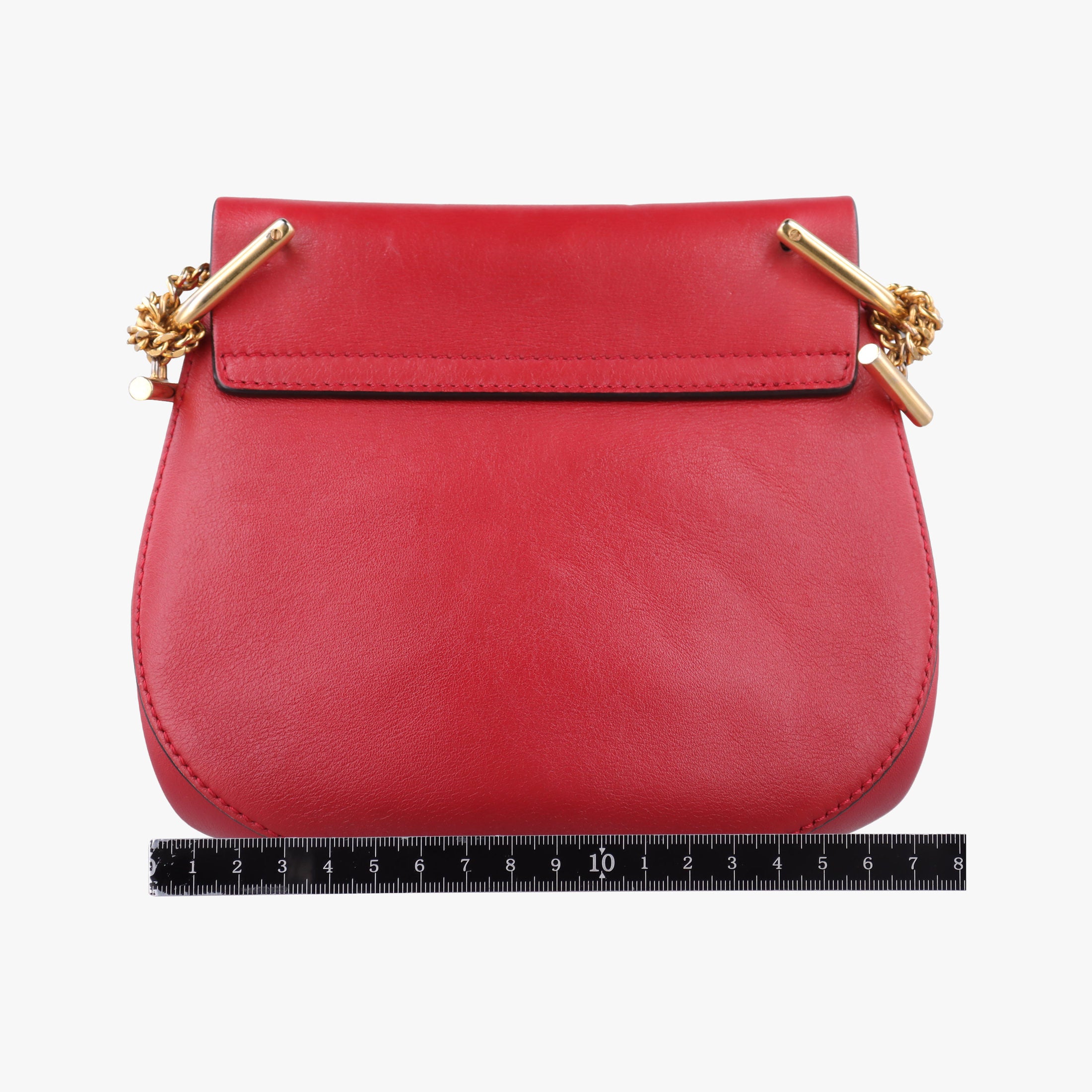 Pre-owned Chloe DREW Red×Pink Leather×suede  shoulderbag | stylenewstar