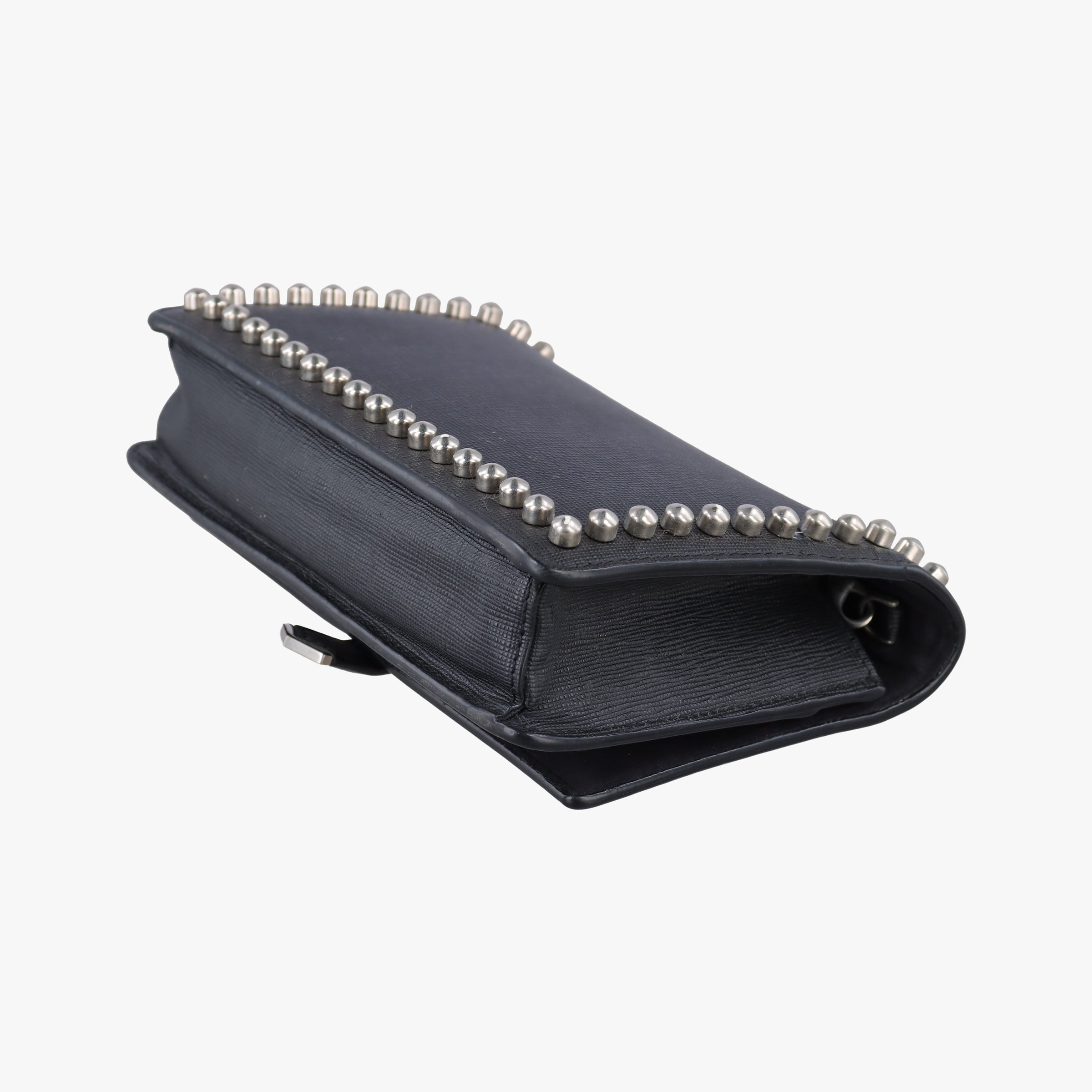 Vintage Fendi Monster Eyes Tube Black Leather 8M0346 shoulderbag | stylenewstar