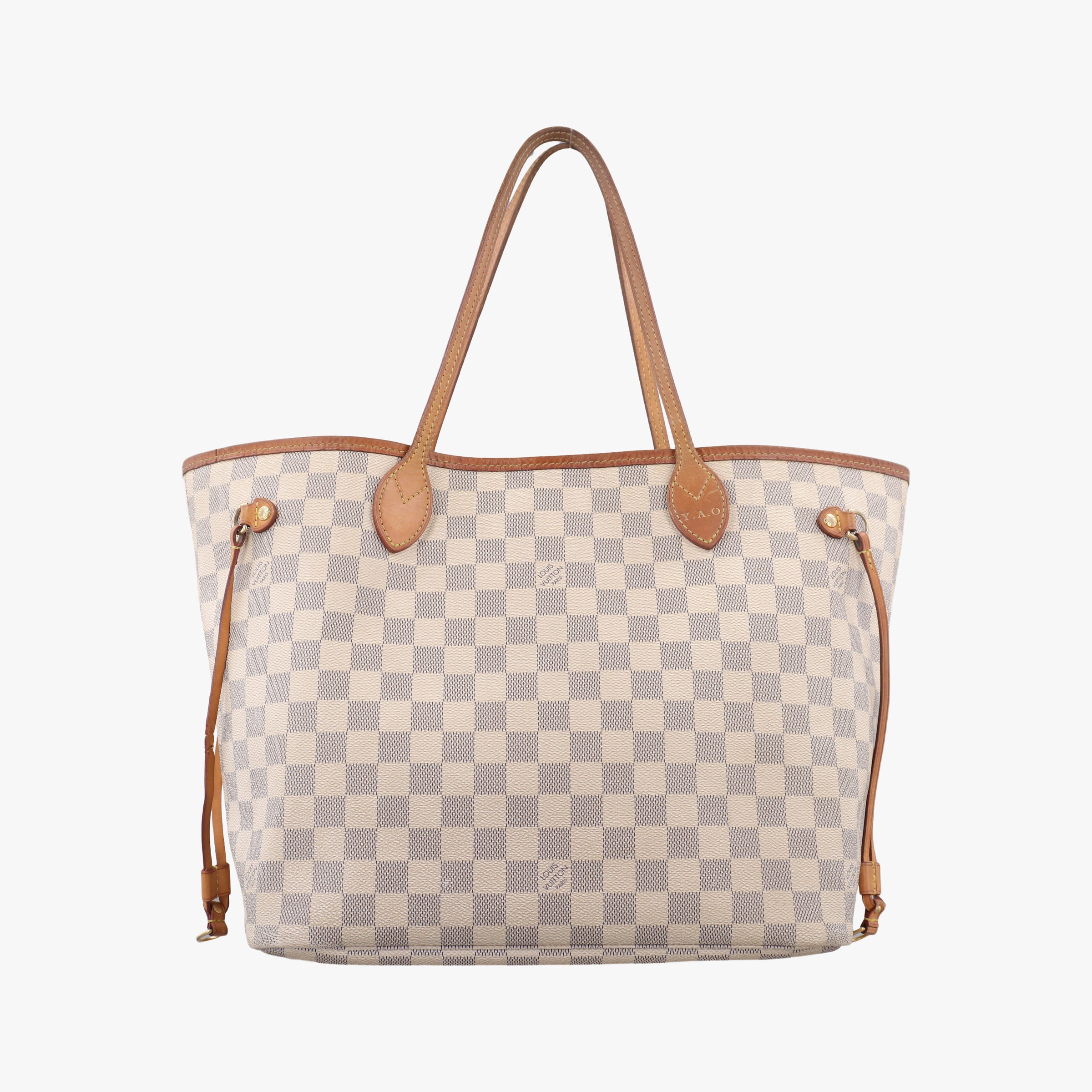 Vintage Louis Vuitton Neverfull MM Azur Damier Canvas N51107 shoulderbag | stylenewstar