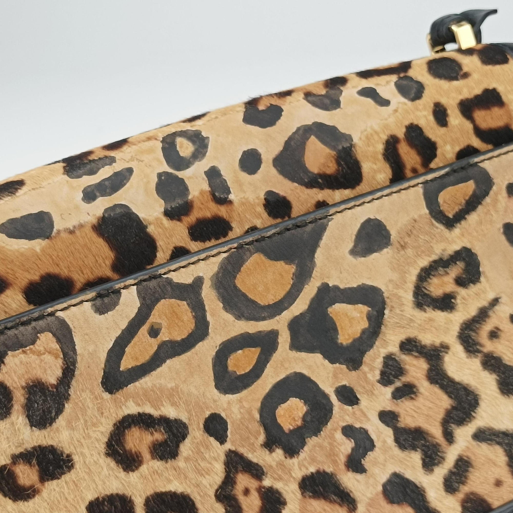 Vintage Loewe Barcelona Brown ponyhair×Calf  shoulderbag | stylenewstar