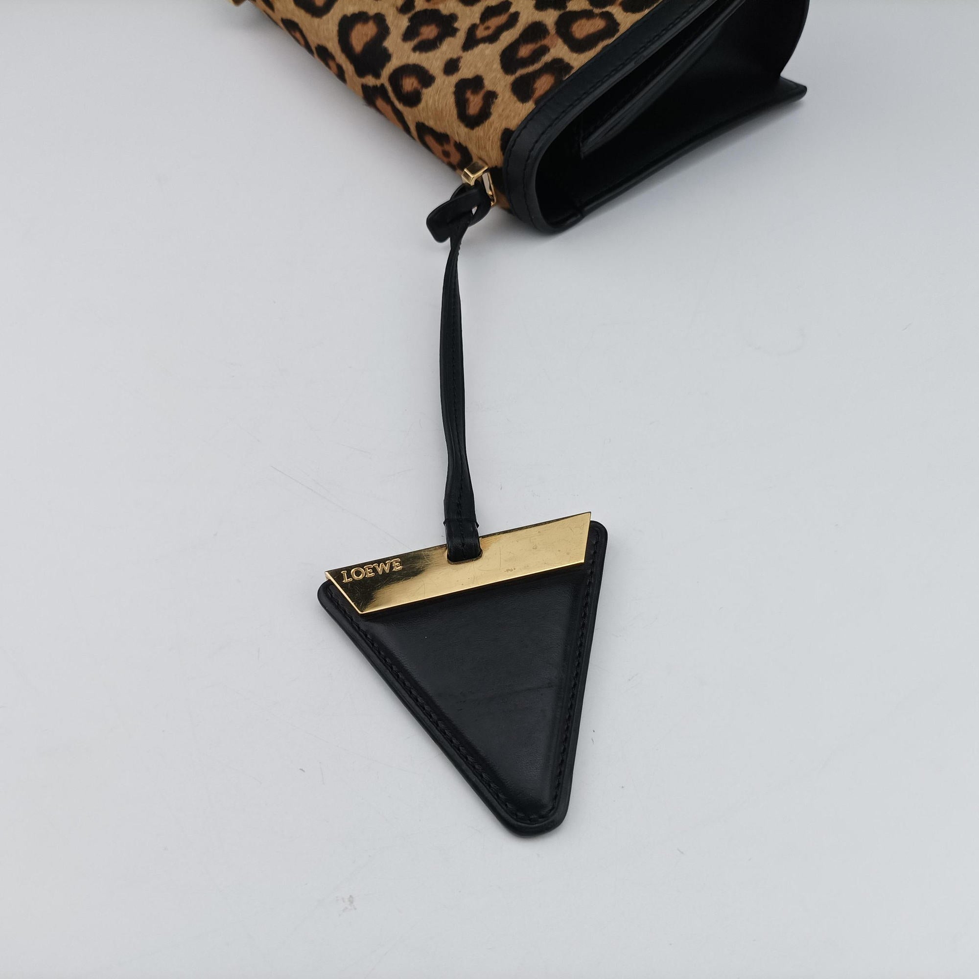 Vintage Loewe Barcelona Brown ponyhair×Calf  shoulderbag | stylenewstar