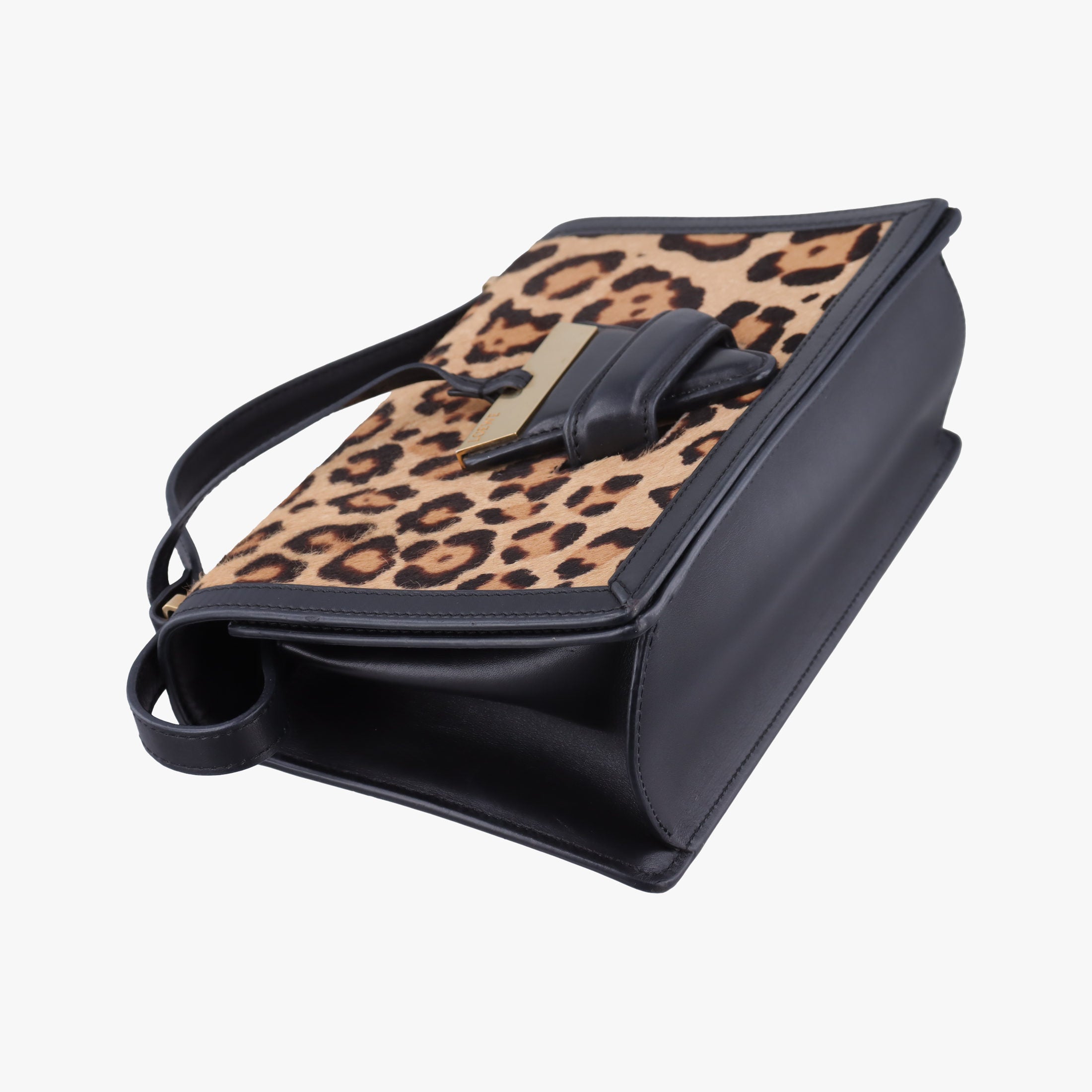 Vintage Loewe Barcelona Brown ponyhair×Calf  shoulderbag | stylenewstar