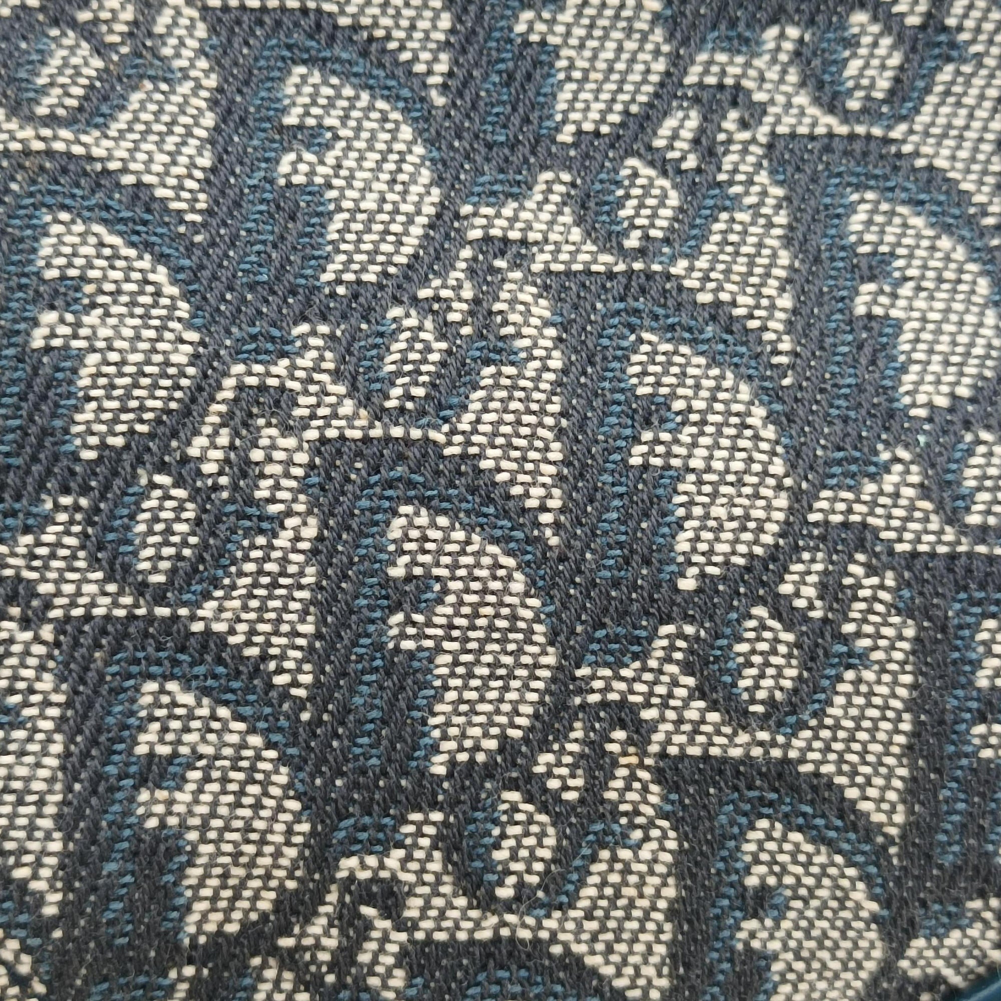 Secondhand Christian Dior Saddle Navy Jacquard  handbag | stylenewstar