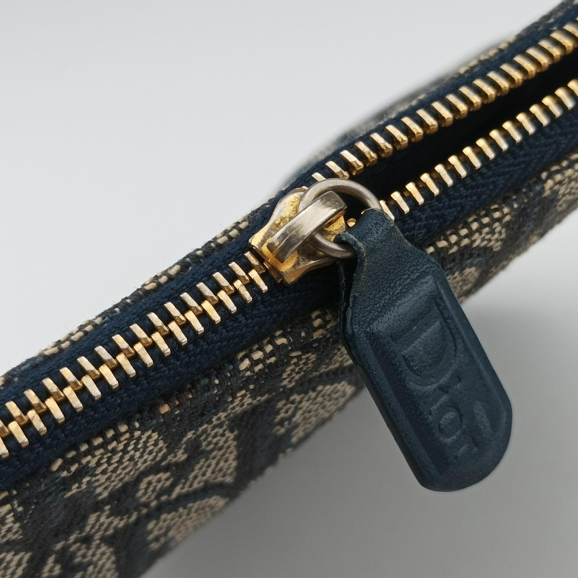 Secondhand Christian Dior Saddle Navy Jacquard  handbag | stylenewstar