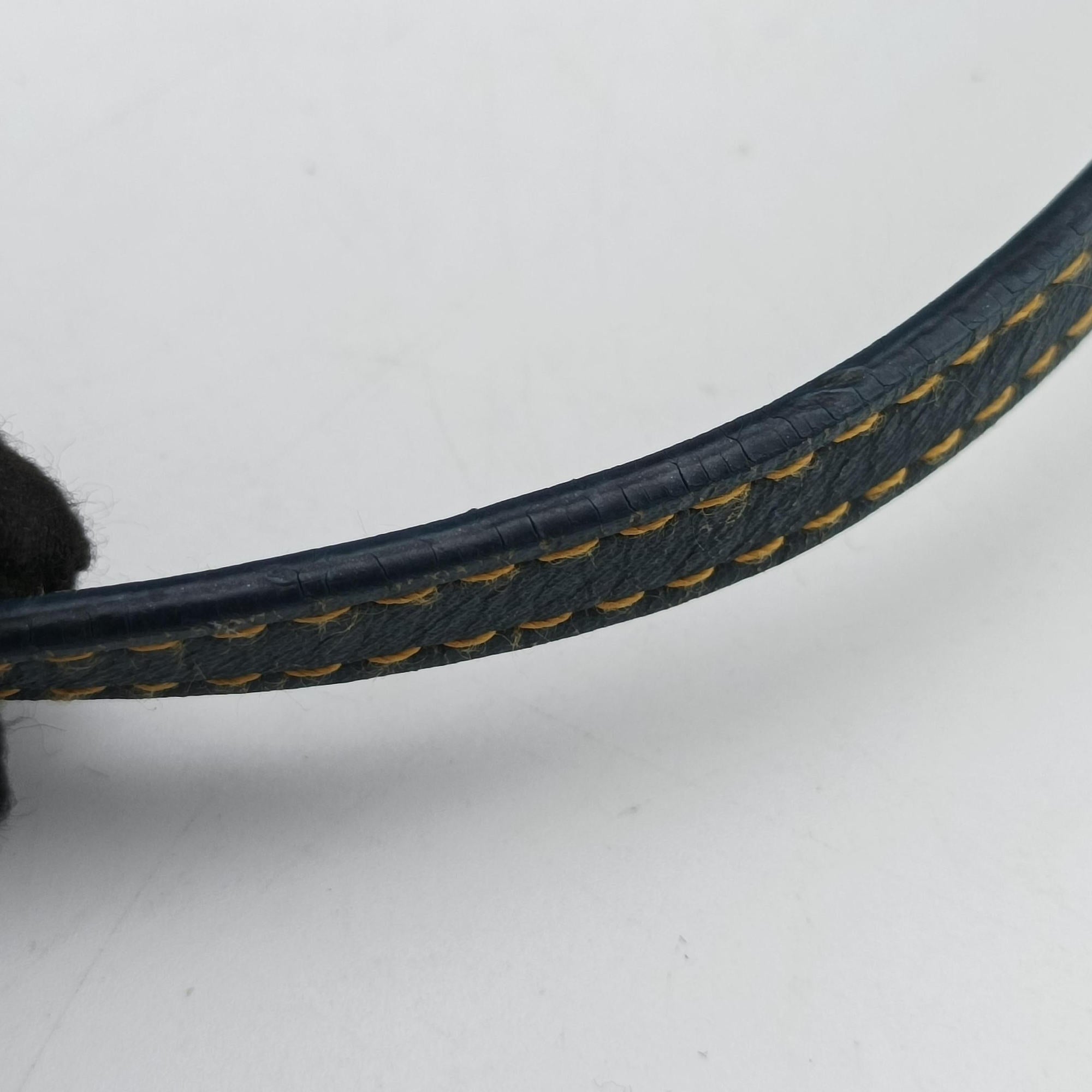 Secondhand Christian Dior Saddle Navy Jacquard  handbag | stylenewstar