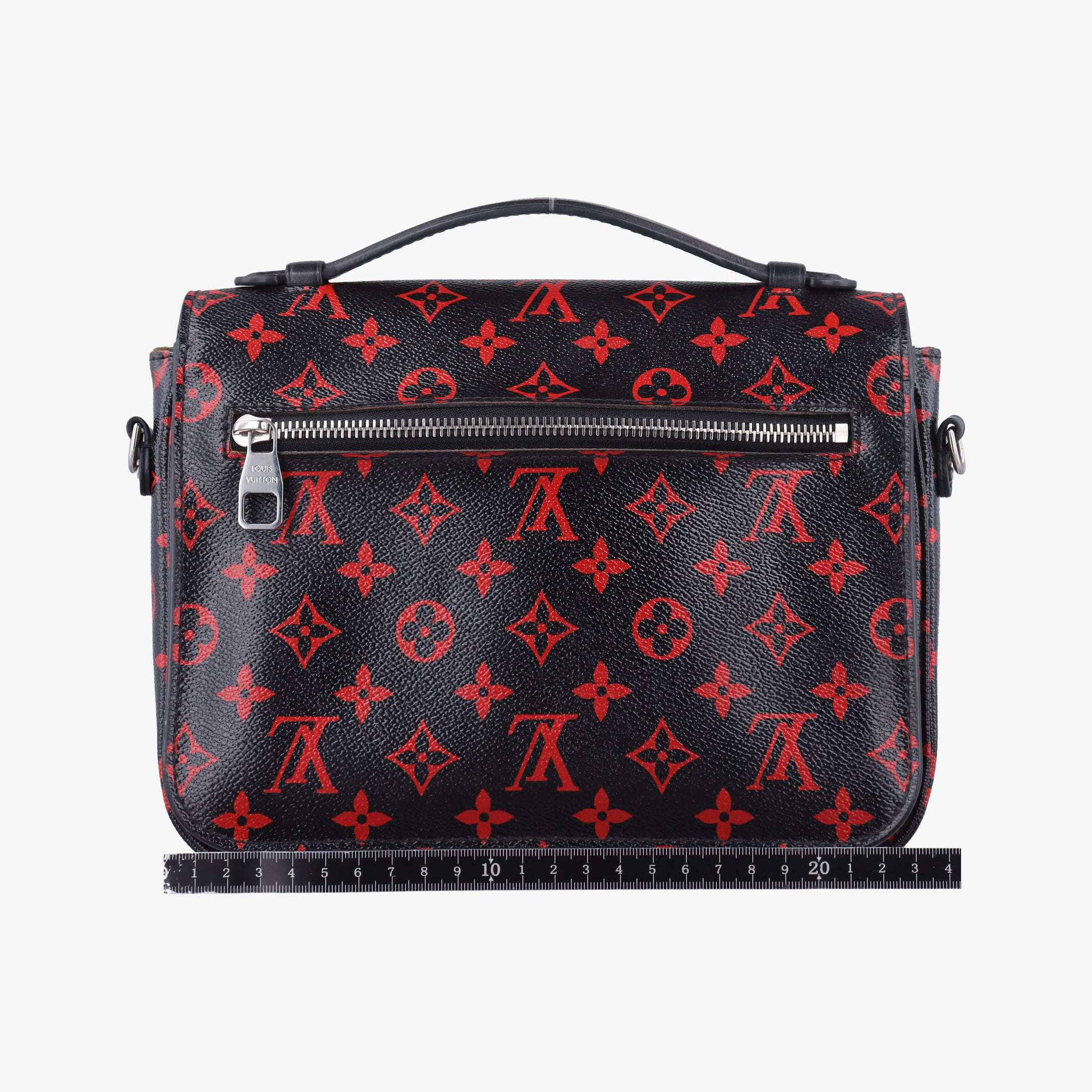 Vintage Louis Vuitton Pochette Metis MM Noir×ROUGE Monogram Infrarouge M41462 shoulderbag | stylenewstar