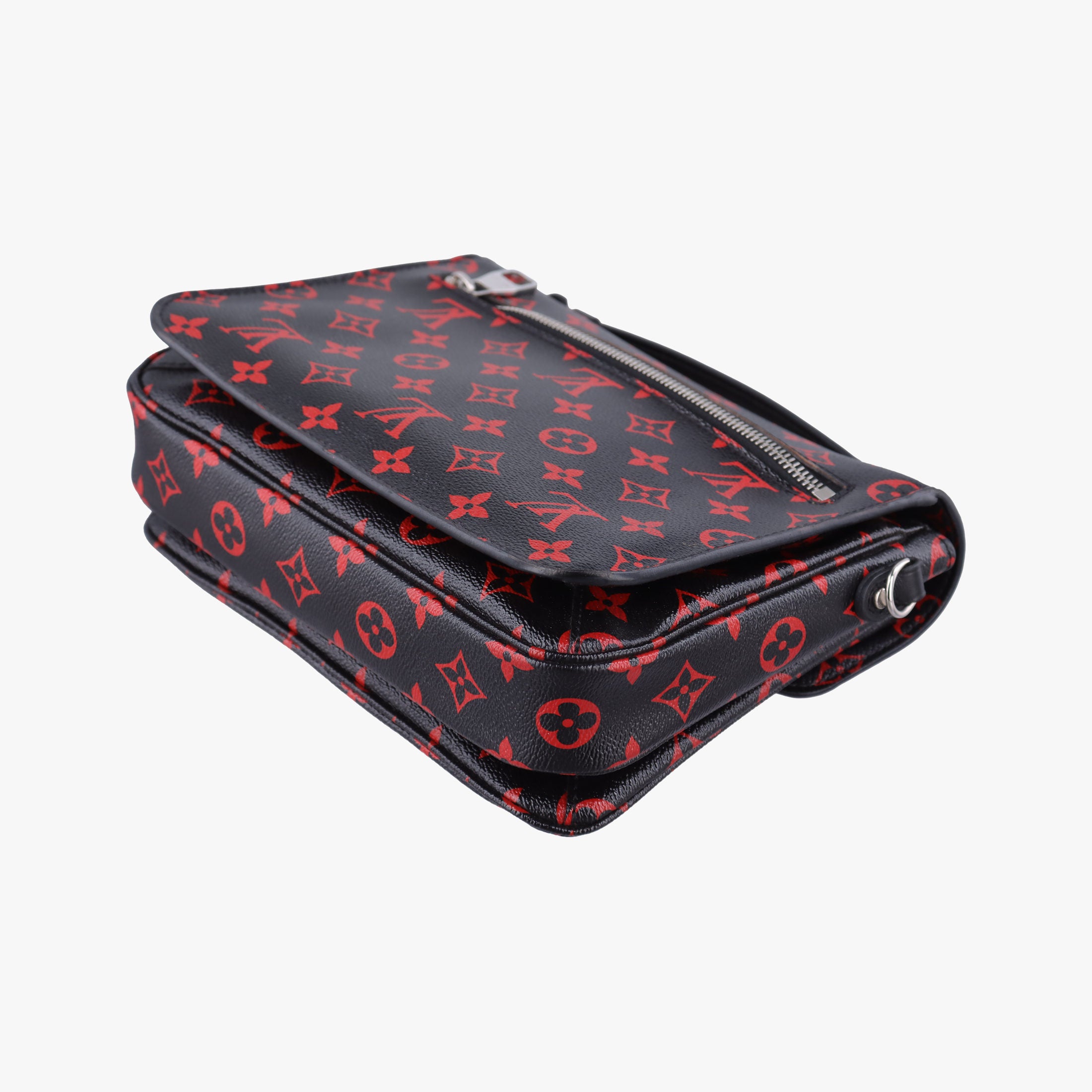 Vintage Louis Vuitton Pochette Metis MM Noir×ROUGE Monogram Infrarouge M41462 shoulderbag | stylenewstar
